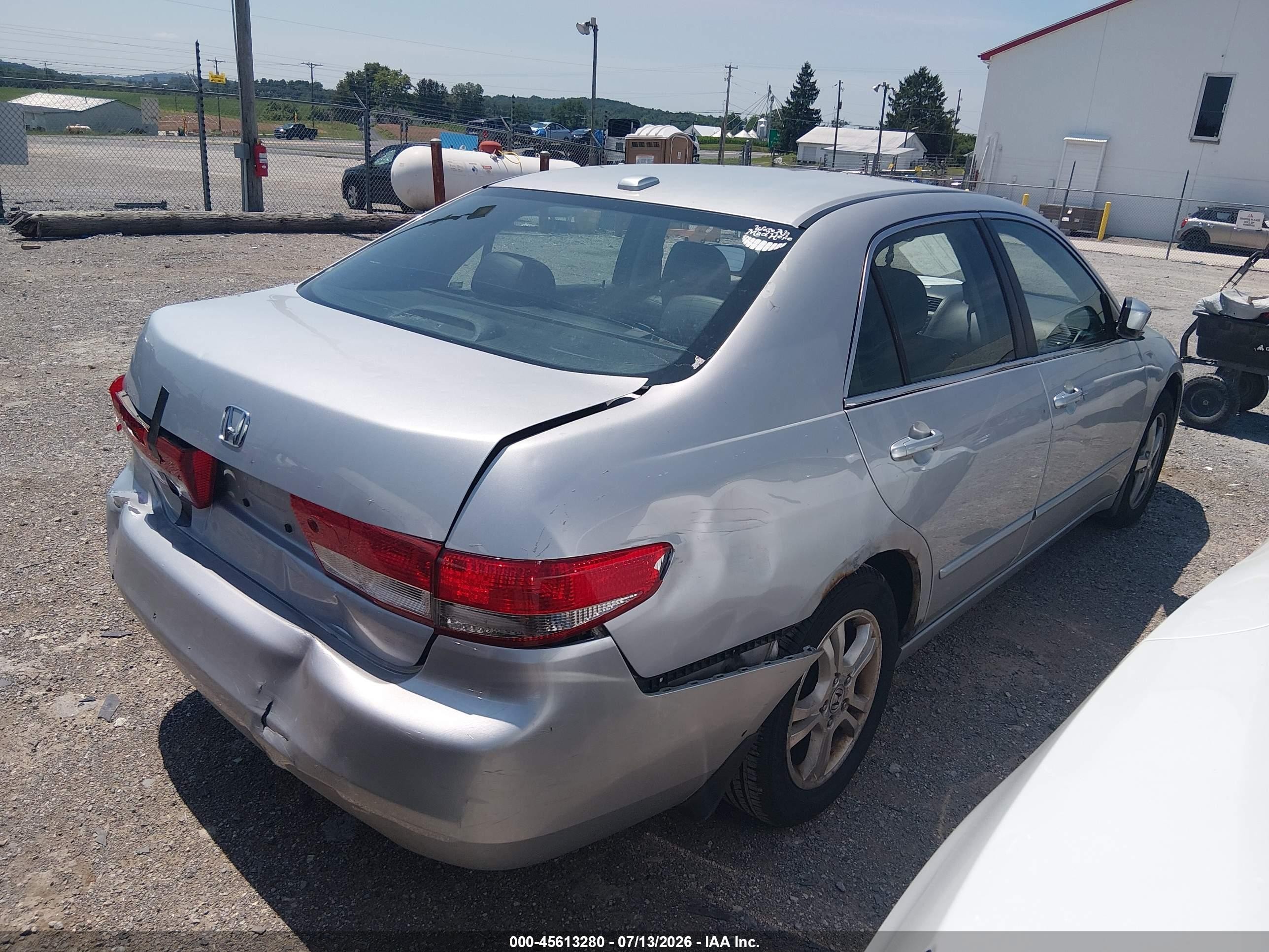 2004 Honda Accord 2.4 Ex Silver vin: 1HGCM568X4A086186