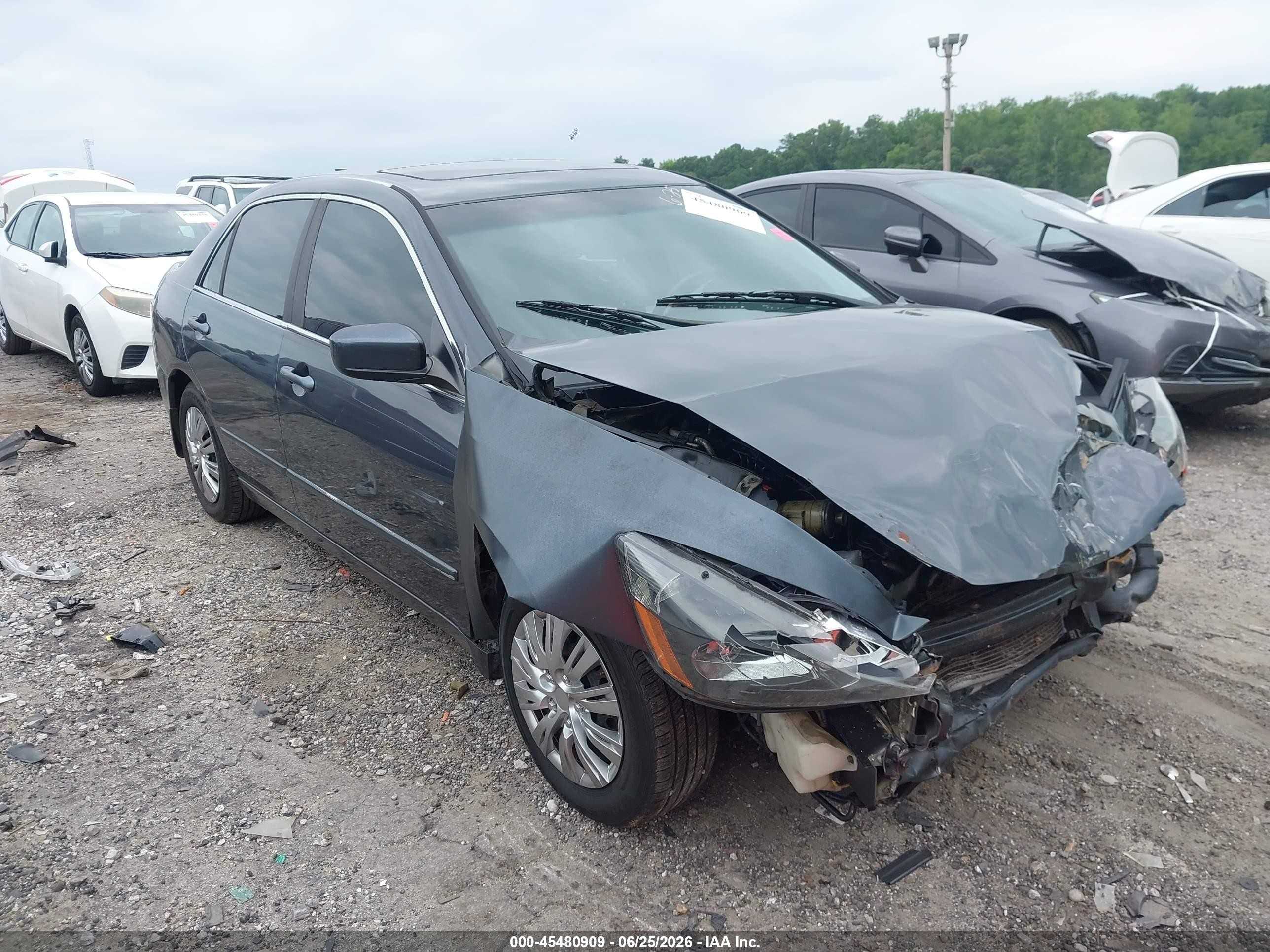 2004 Honda Accord 2.4 Ex Серый vin: 1HGCM568X4A108753