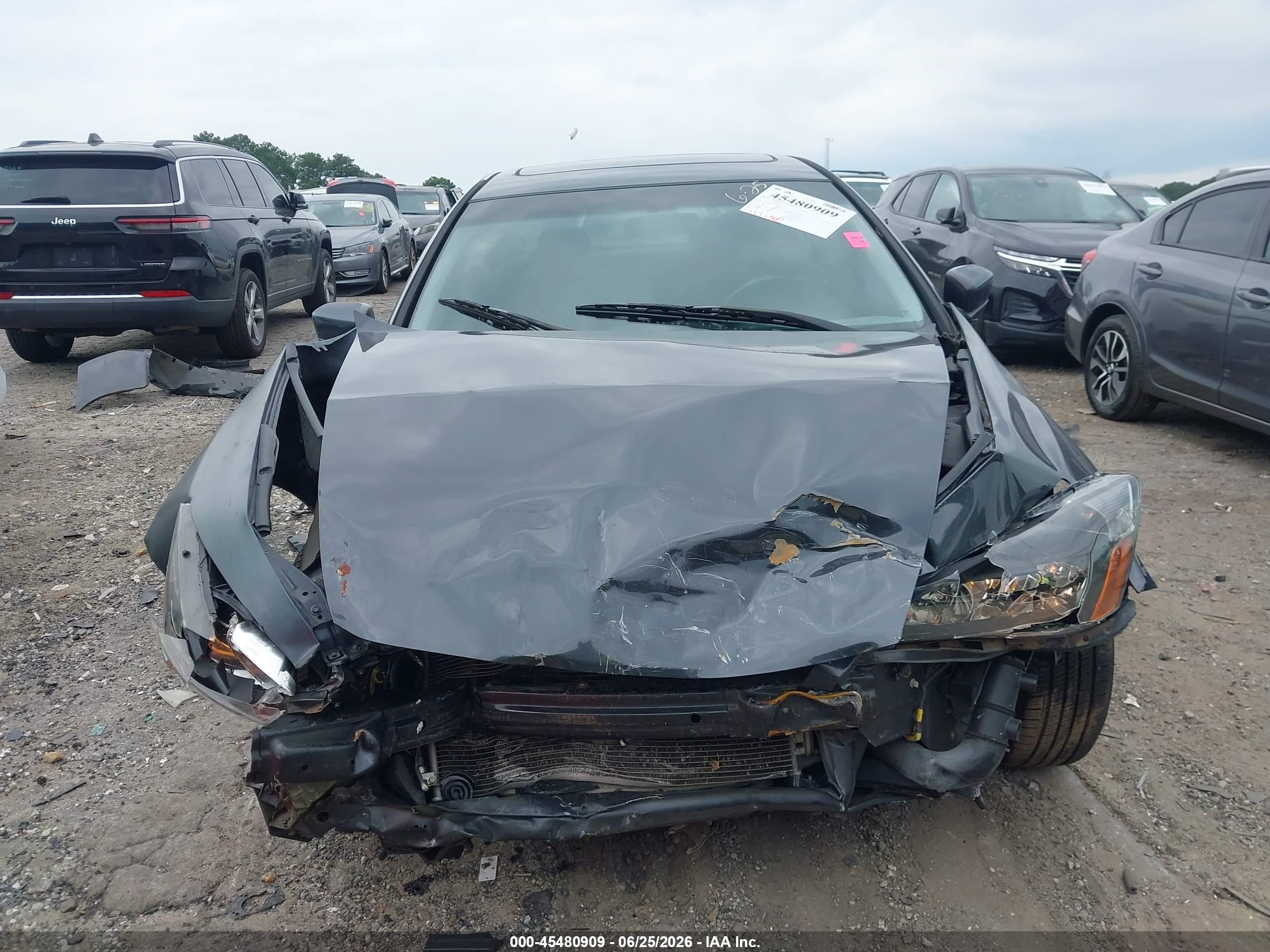 2004 Honda Accord 2.4 Ex Серый vin: 1HGCM568X4A108753