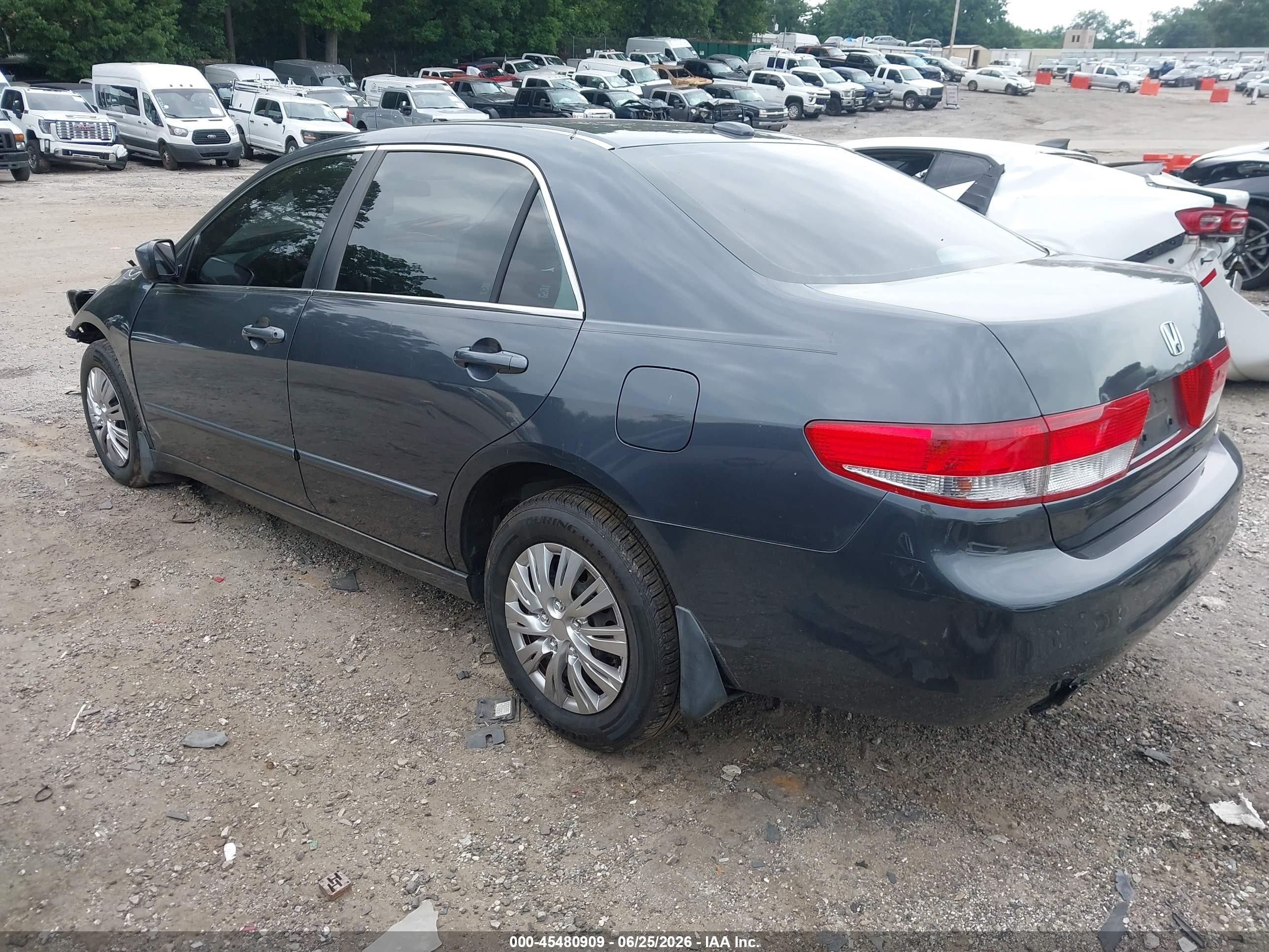 2004 Honda Accord 2.4 Ex Серый vin: 1HGCM568X4A108753