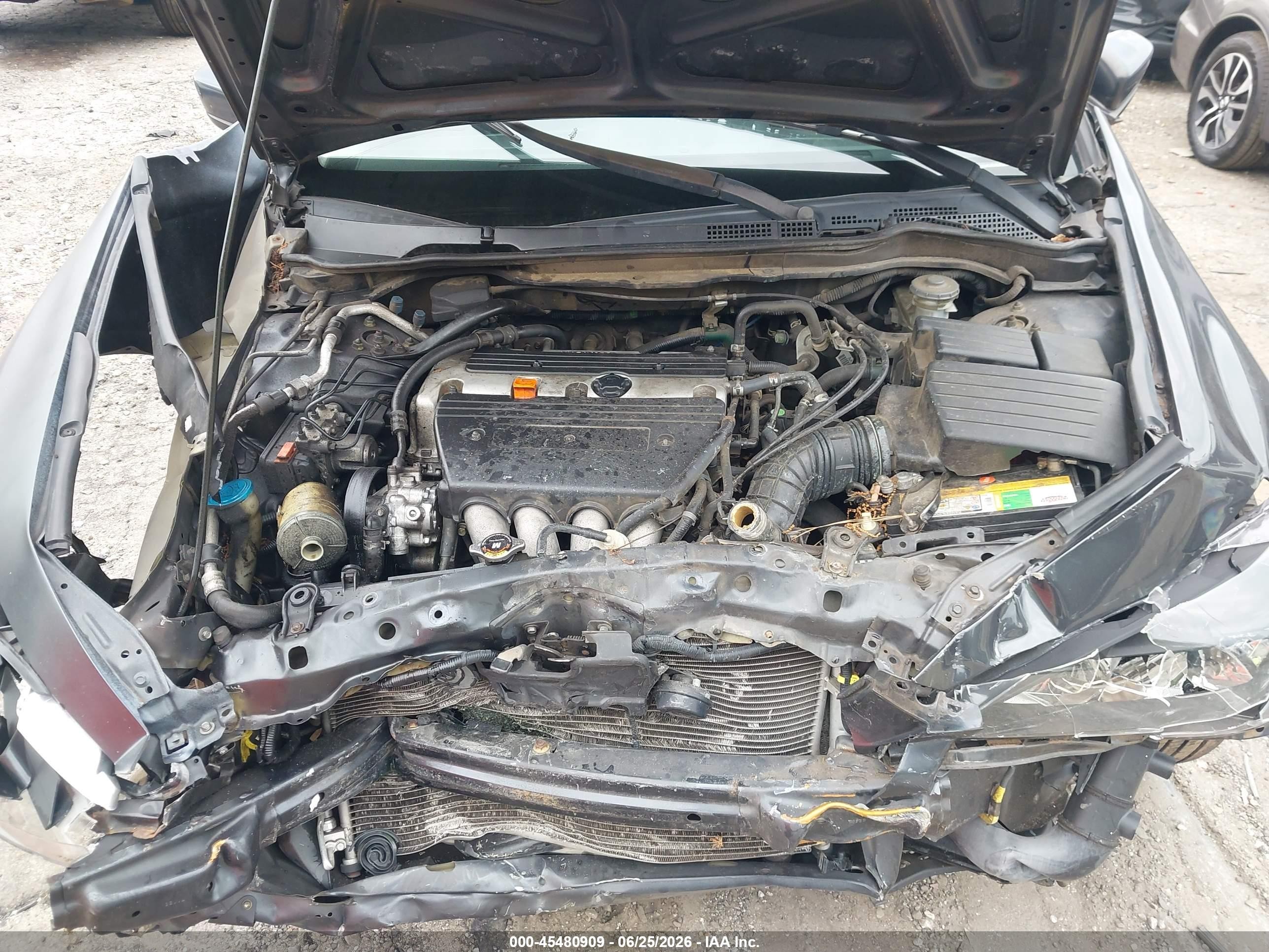 2004 Honda Accord 2.4 Ex Серый vin: 1HGCM568X4A108753