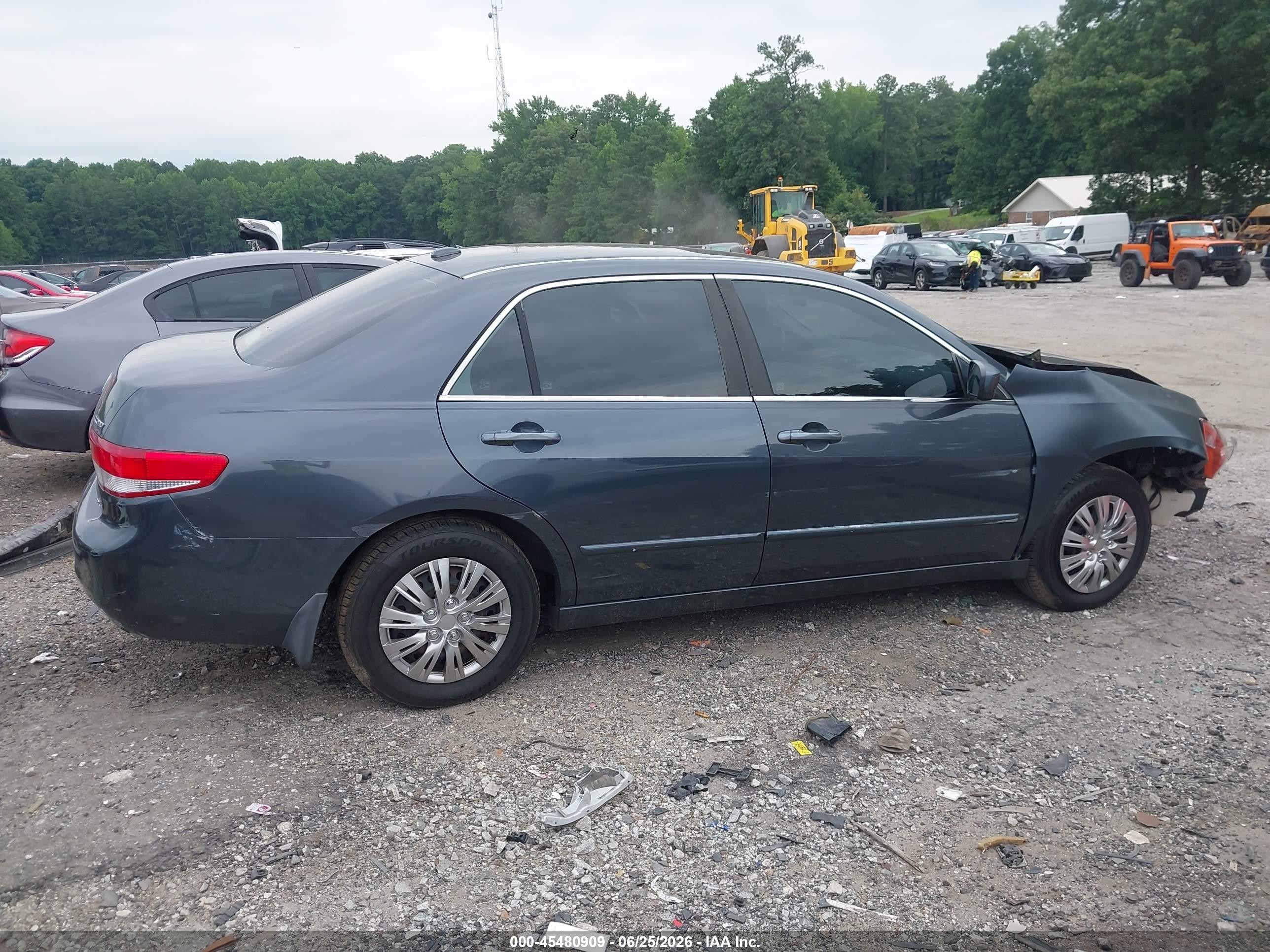 2004 Honda Accord 2.4 Ex Серый vin: 1HGCM568X4A108753