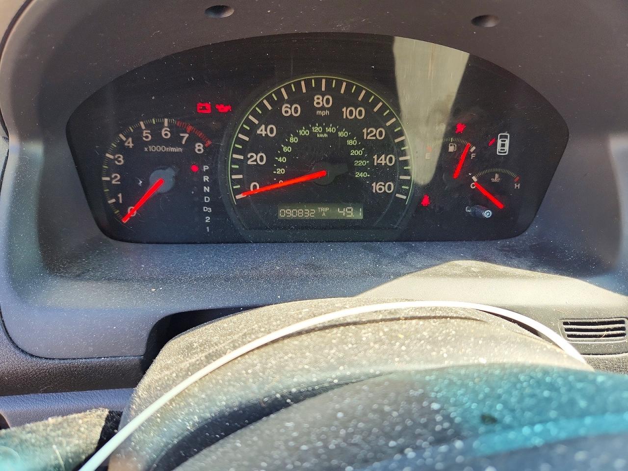 2004 Honda Accord Ex Красный vin: 1HGCM568X4A134267