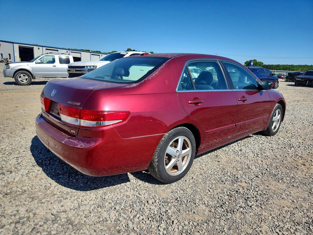 2004 Honda Accord Ex Красный vin: 1HGCM568X4A134267