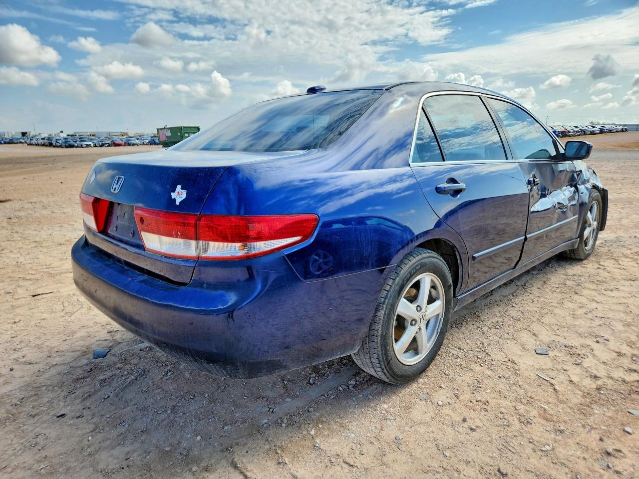 2004 Honda Accord Ex Blue vin: 1HGCM568X4A161064