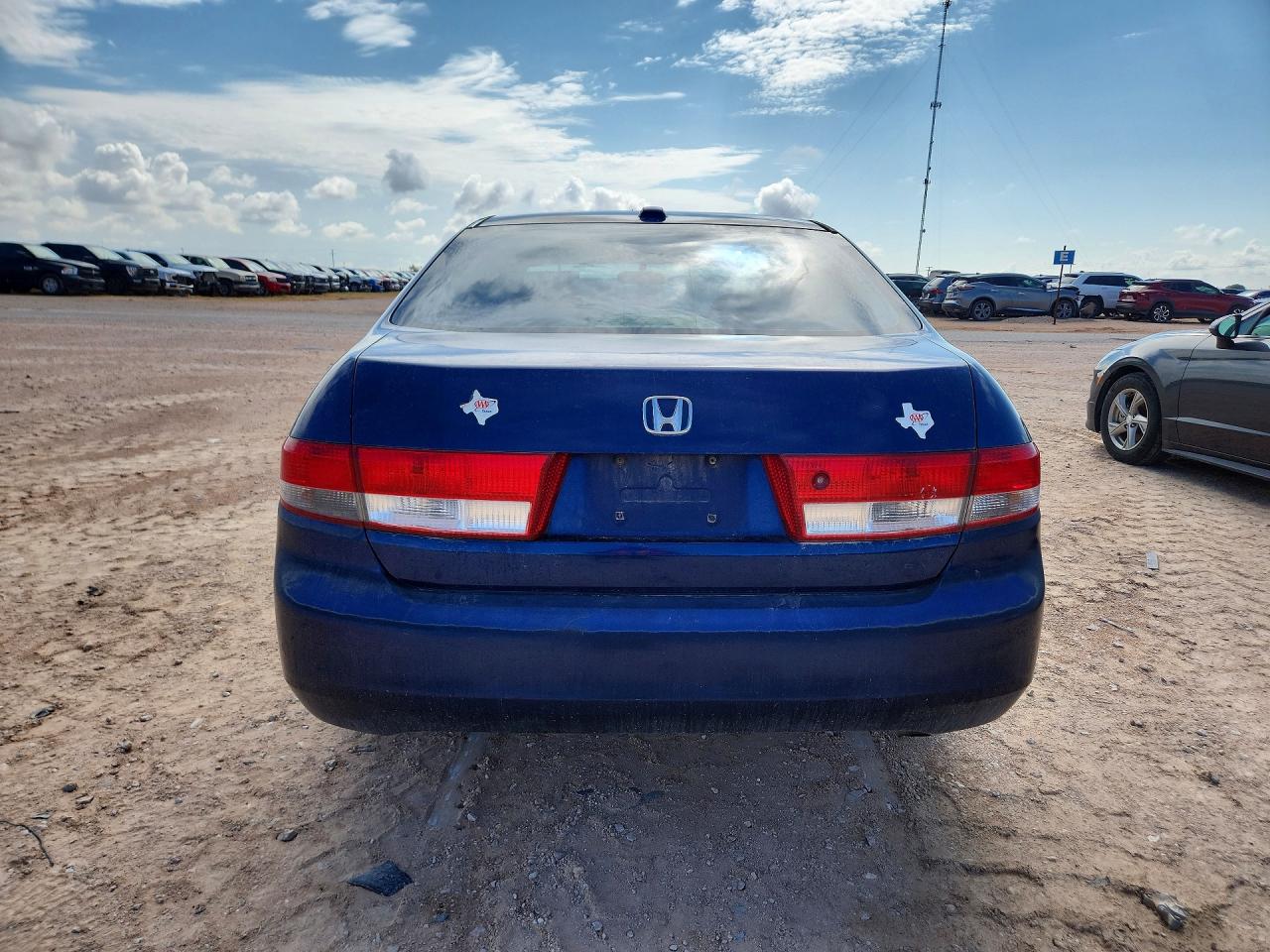 2004 Honda Accord Ex Blue vin: 1HGCM568X4A161064