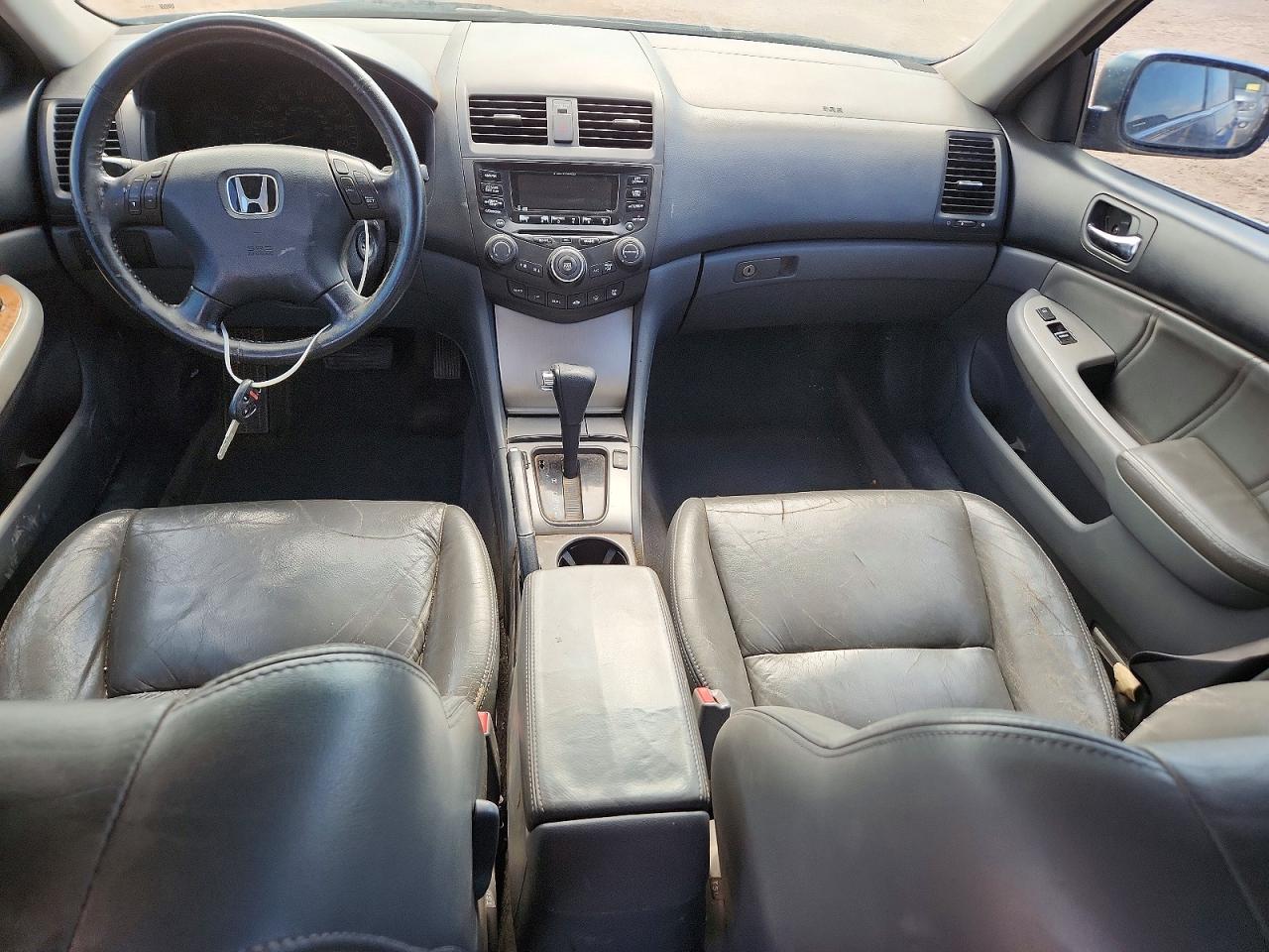 2004 Honda Accord Ex Blue vin: 1HGCM568X4A161064