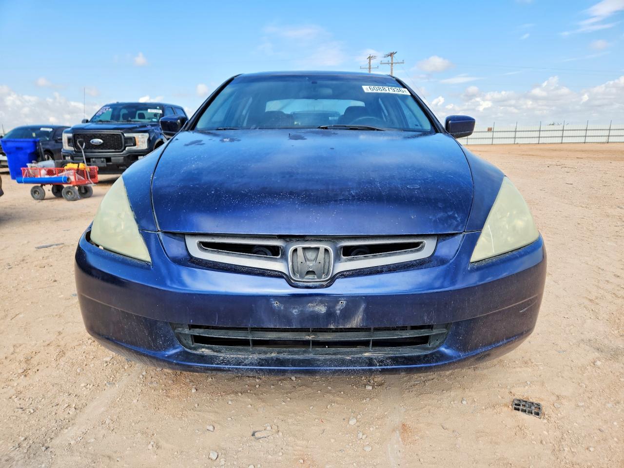 2004 Honda Accord Ex Blue vin: 1HGCM568X4A161064