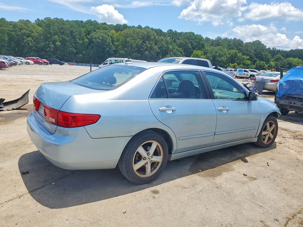 2005 Honda Accord Ex Blue vin: 1HGCM568X5A003812
