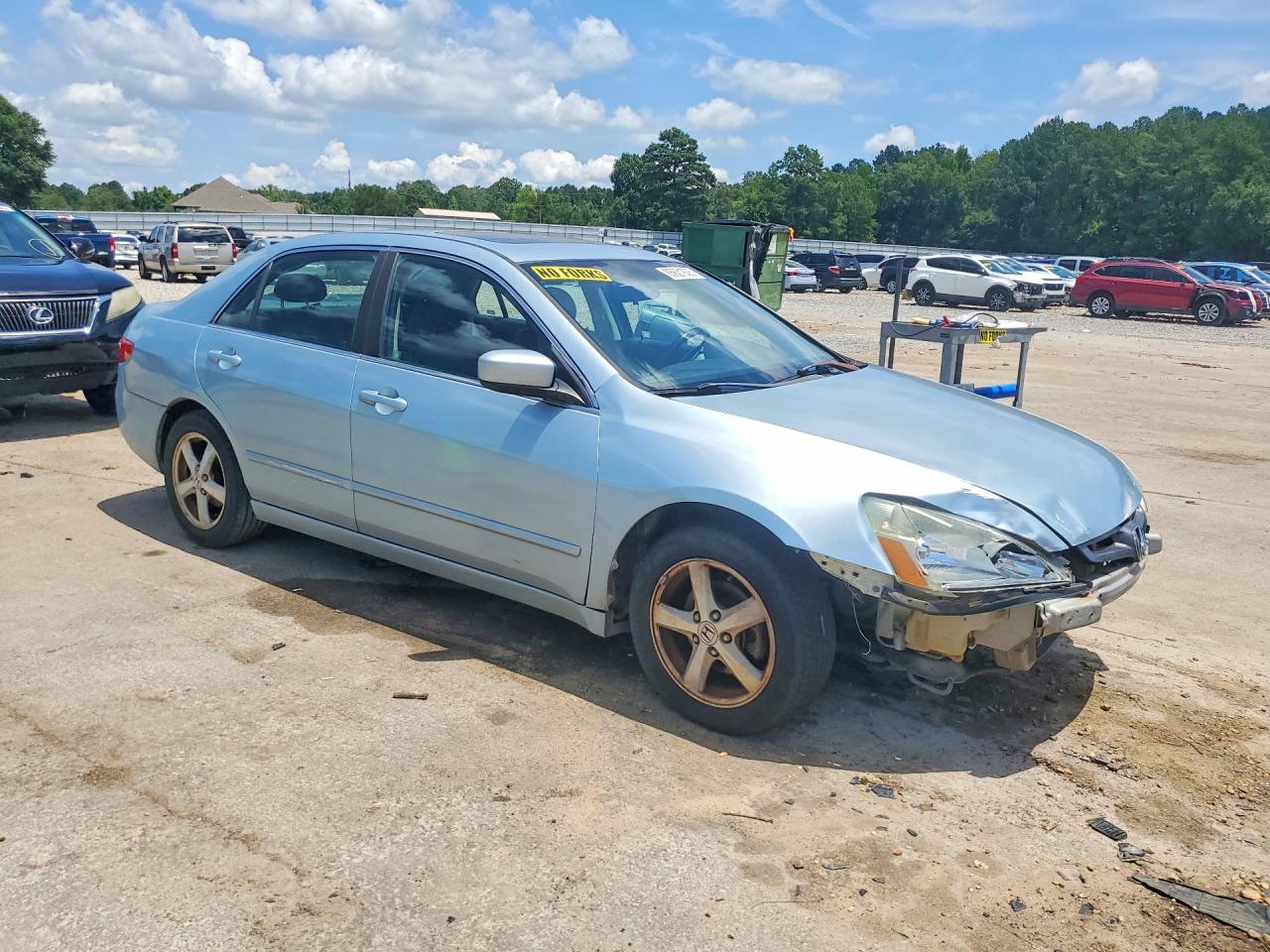 2005 Honda Accord Ex Blue vin: 1HGCM568X5A003812