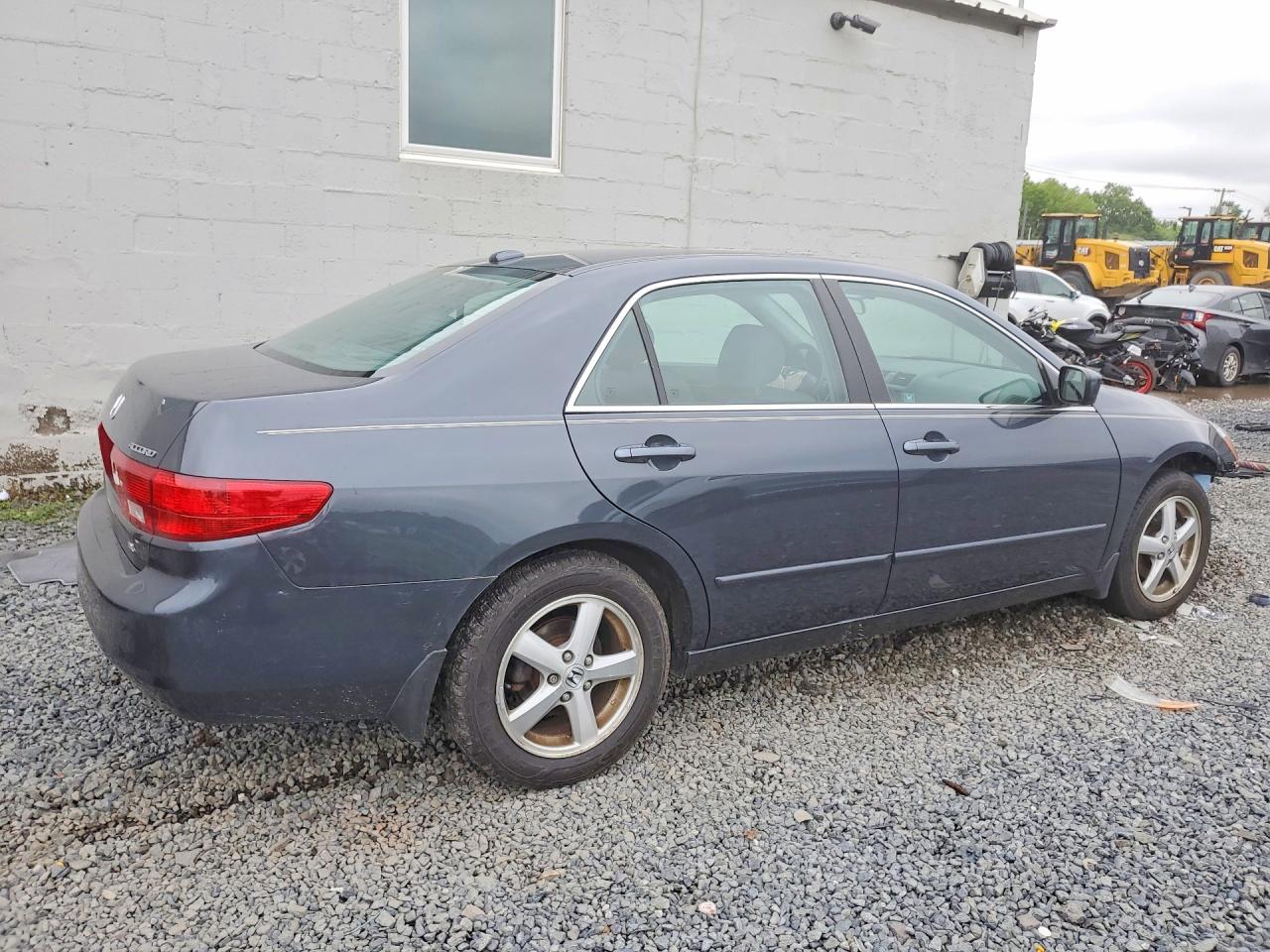 2005 Honda Accord Ex Gray vin: 1HGCM568X5A187357