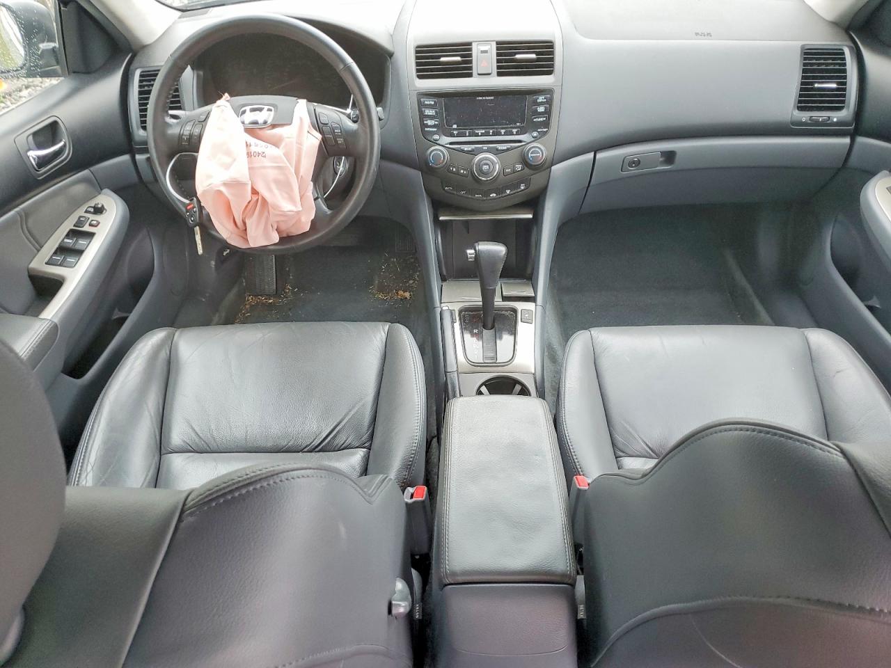 2005 Honda Accord Ex Gray vin: 1HGCM568X5A187357