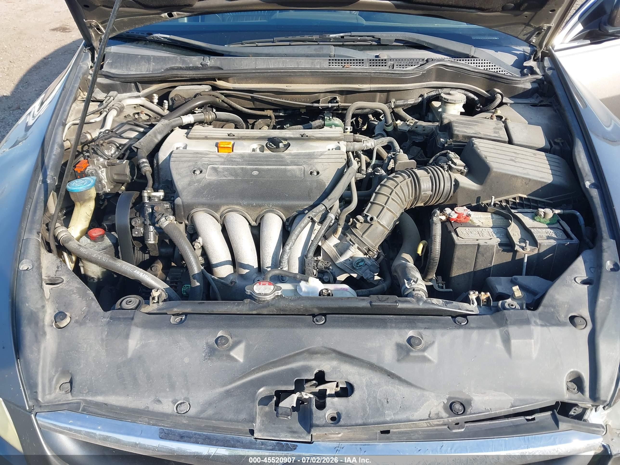 2006 Honda Accord 2.4 Ex Gray vin: 1HGCM568X6A024323
