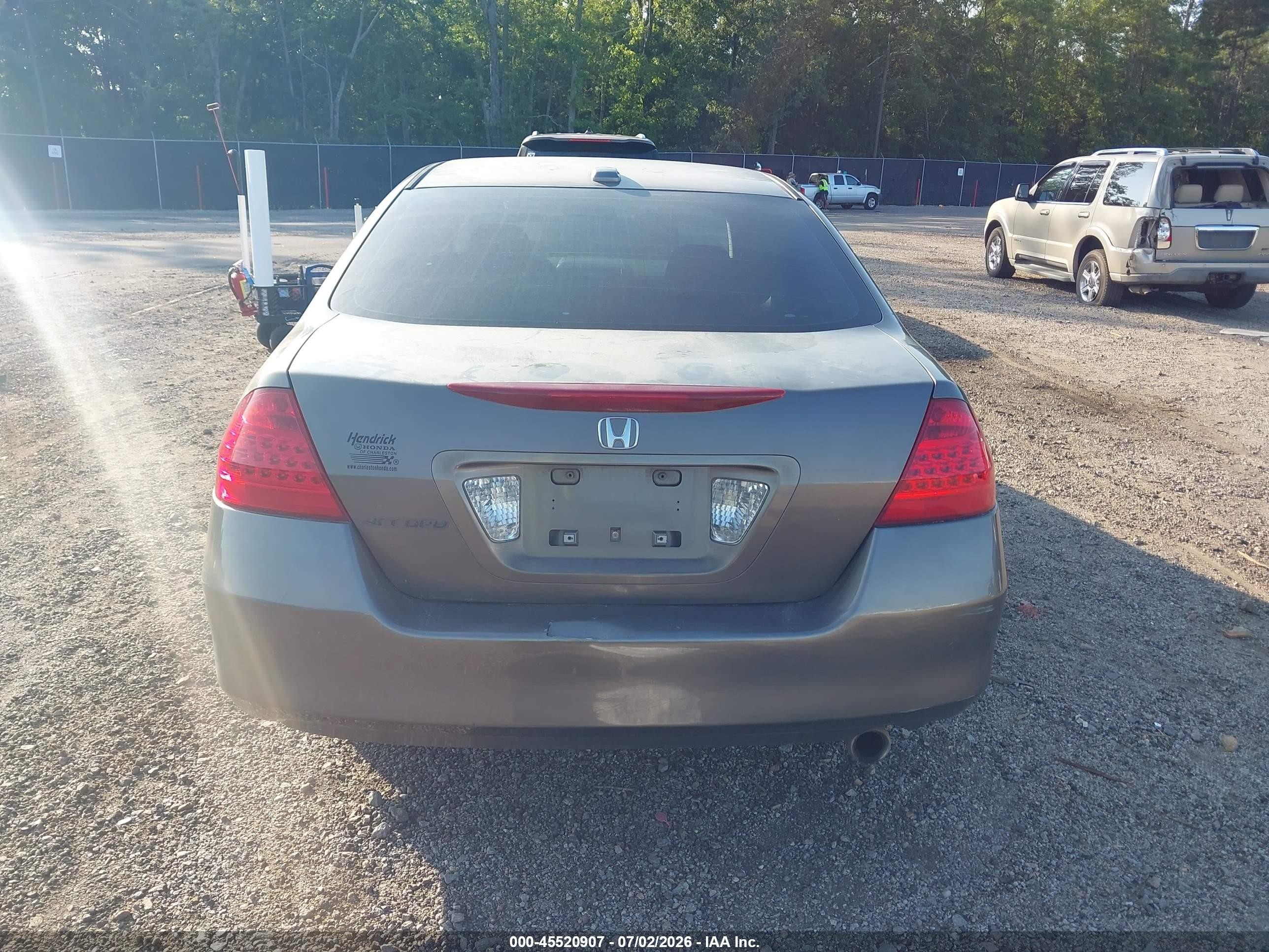 2006 Honda Accord 2.4 Ex Gray vin: 1HGCM568X6A024323