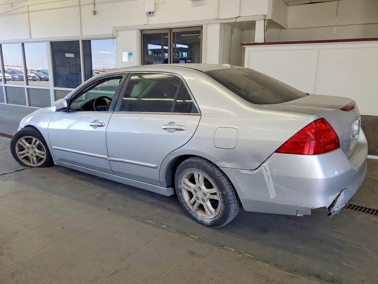 2006 Honda Accord Ex Silver vin: 1HGCM568X6A042420