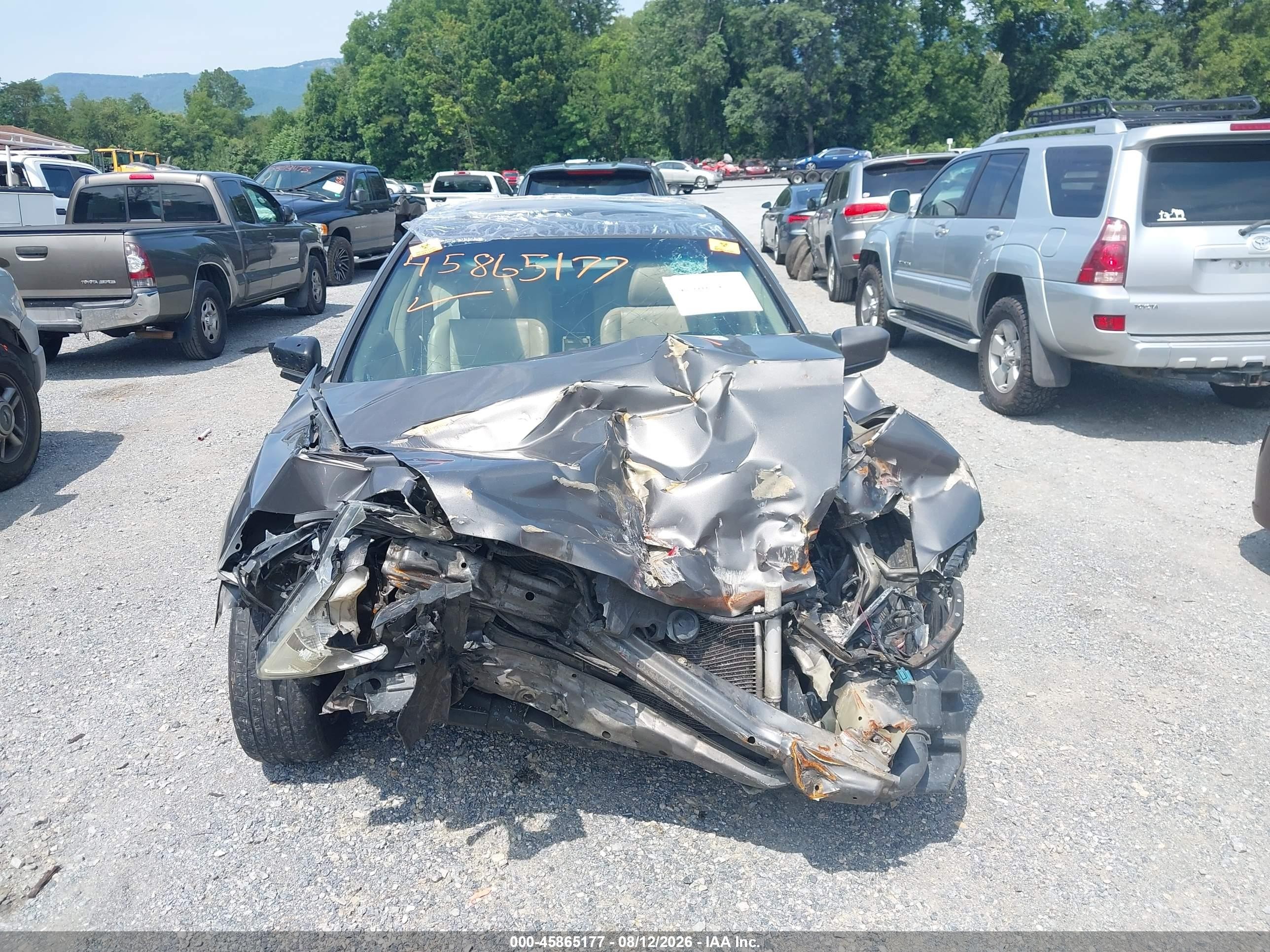 2006 Honda Accord 2.4 Ex Gray vin: 1HGCM568X6A057144
