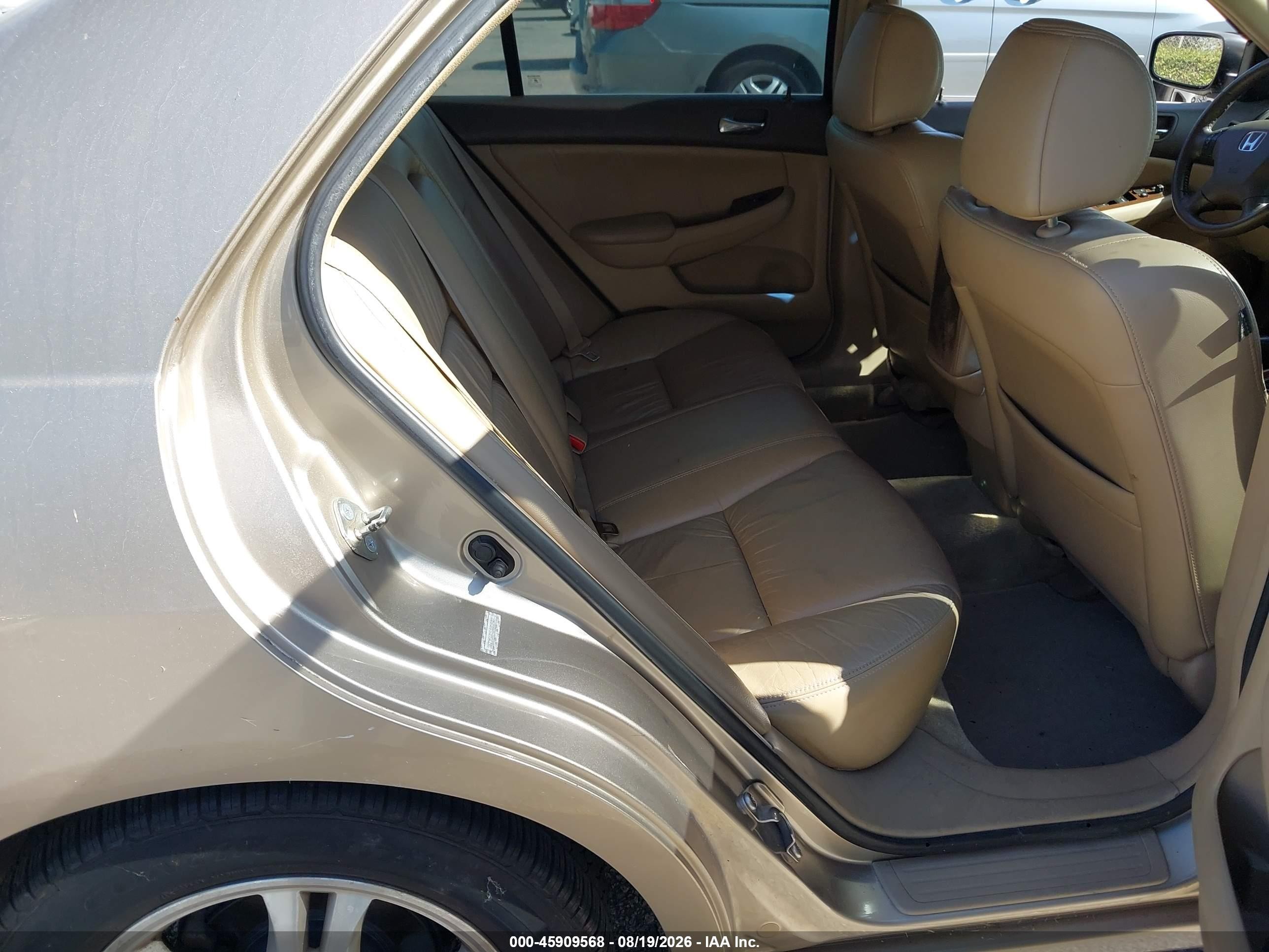 2006 Honda Accord 2.4 Ex Beige vin: 1HGCM568X6A080942