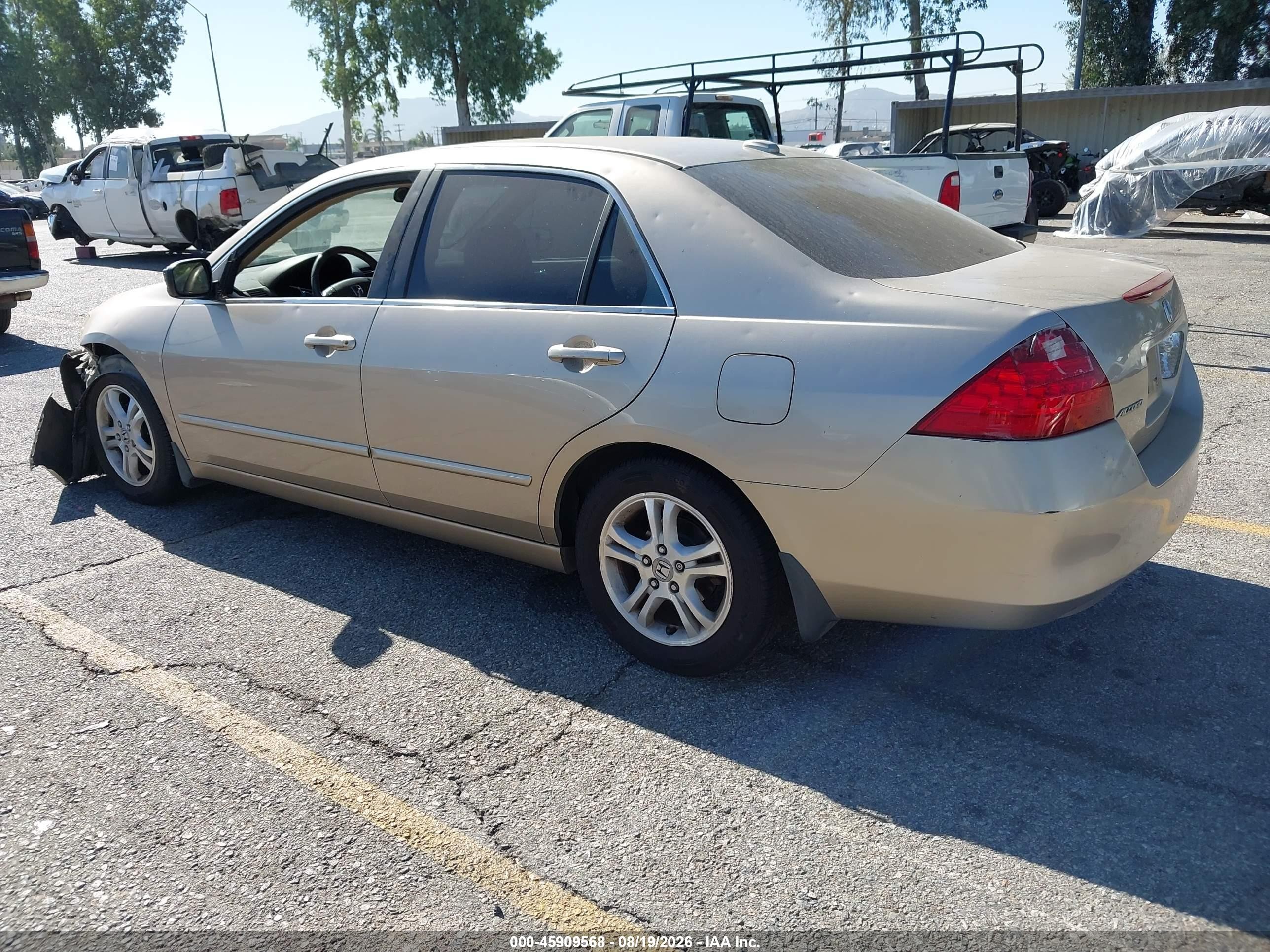 2006 Honda Accord 2.4 Ex Beige vin: 1HGCM568X6A080942