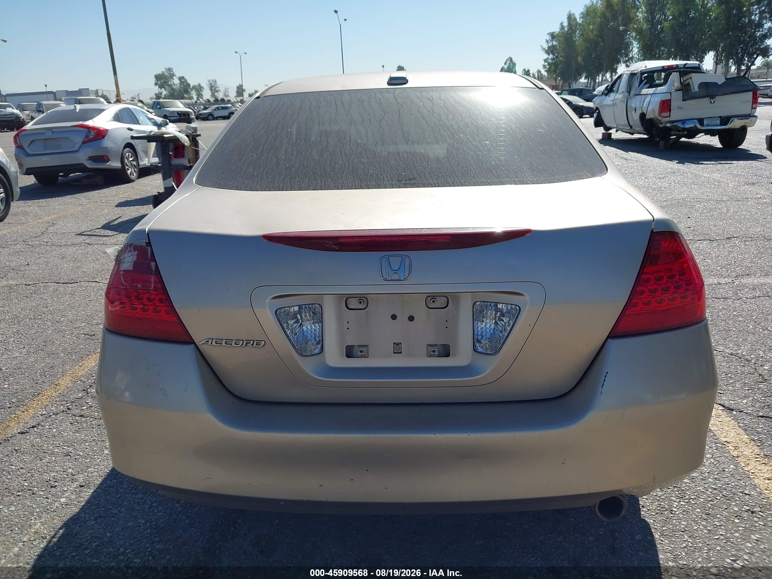 2006 Honda Accord 2.4 Ex Beige vin: 1HGCM568X6A080942
