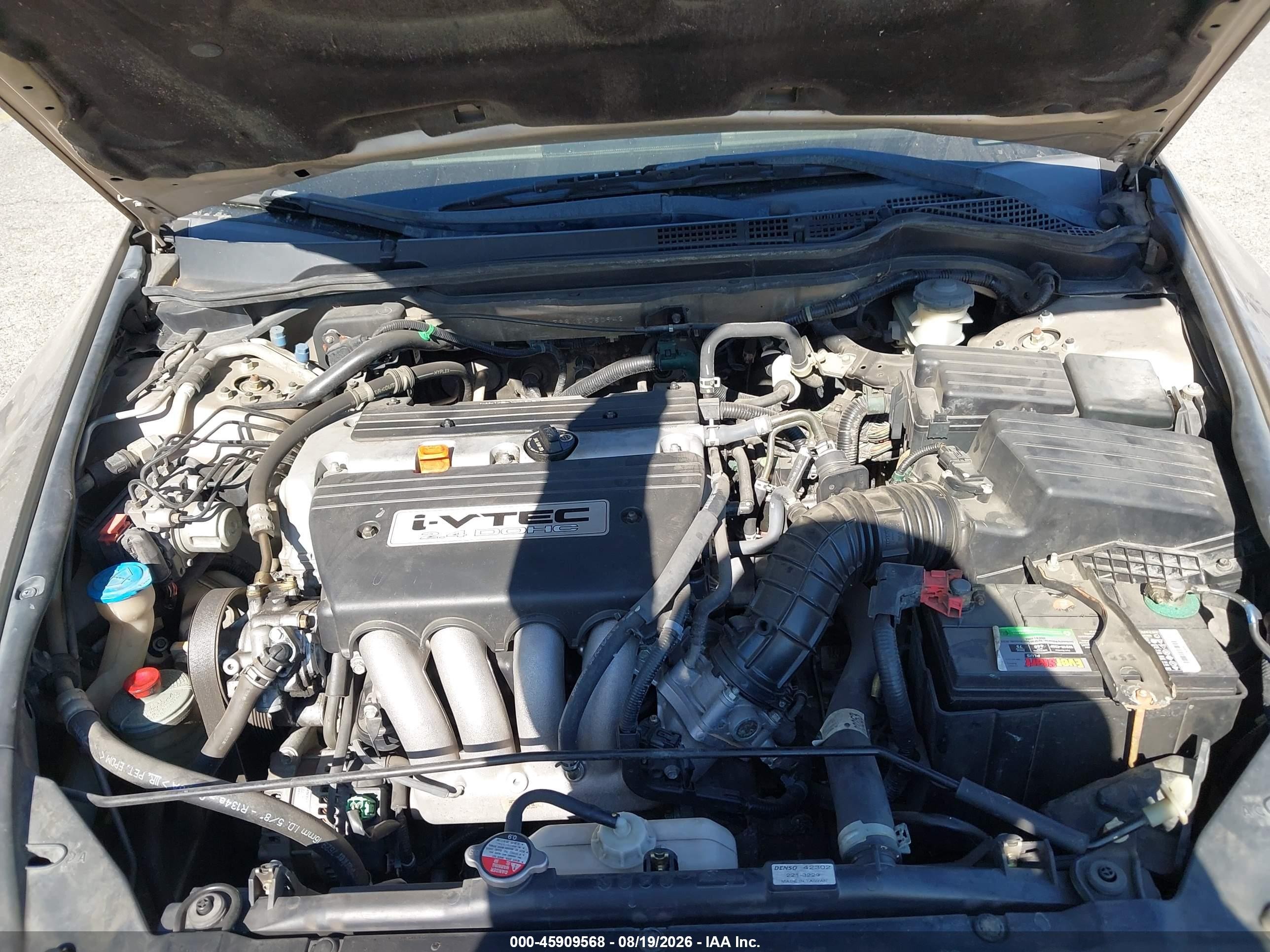 2006 Honda Accord 2.4 Ex Beige vin: 1HGCM568X6A080942