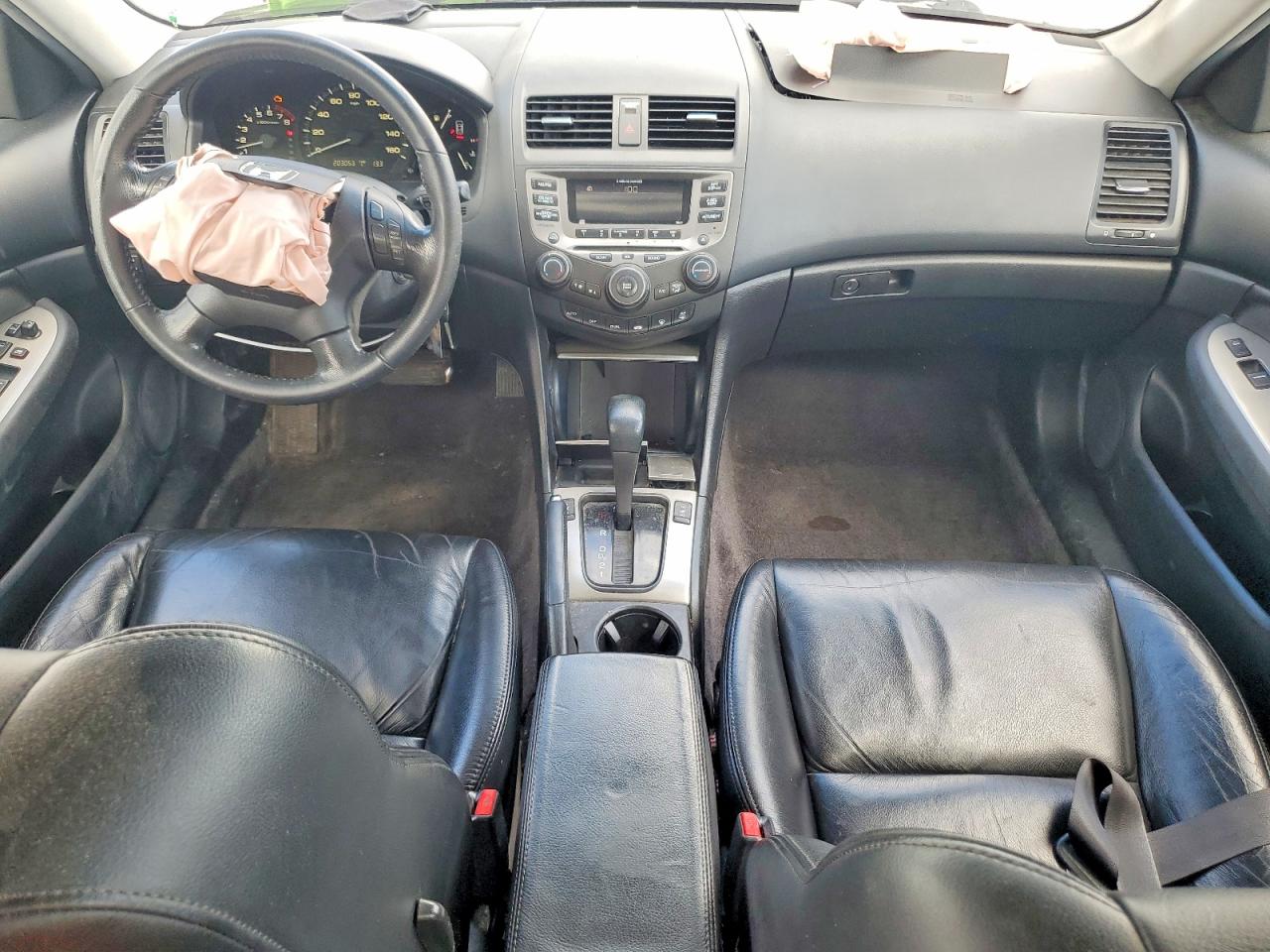 2006 Honda Accord Ex Silver vin: 1HGCM568X6A085378