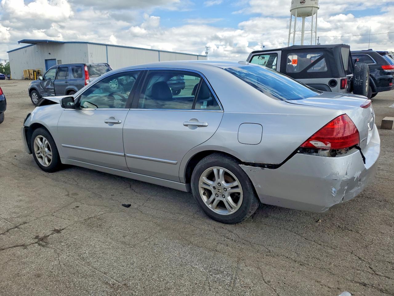 2006 Honda Accord Ex Silver vin: 1HGCM568X6A085378