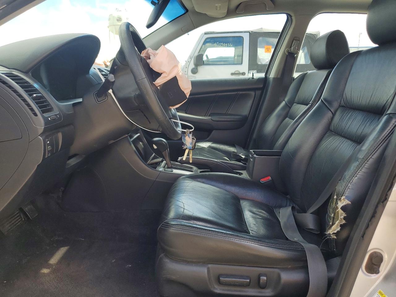 2006 Honda Accord Ex Silver vin: 1HGCM568X6A085378