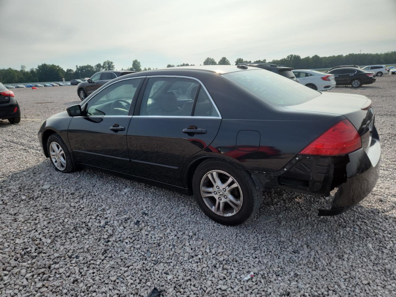 2006 Honda Accord Ex Black vin: 1HGCM568X6A109338