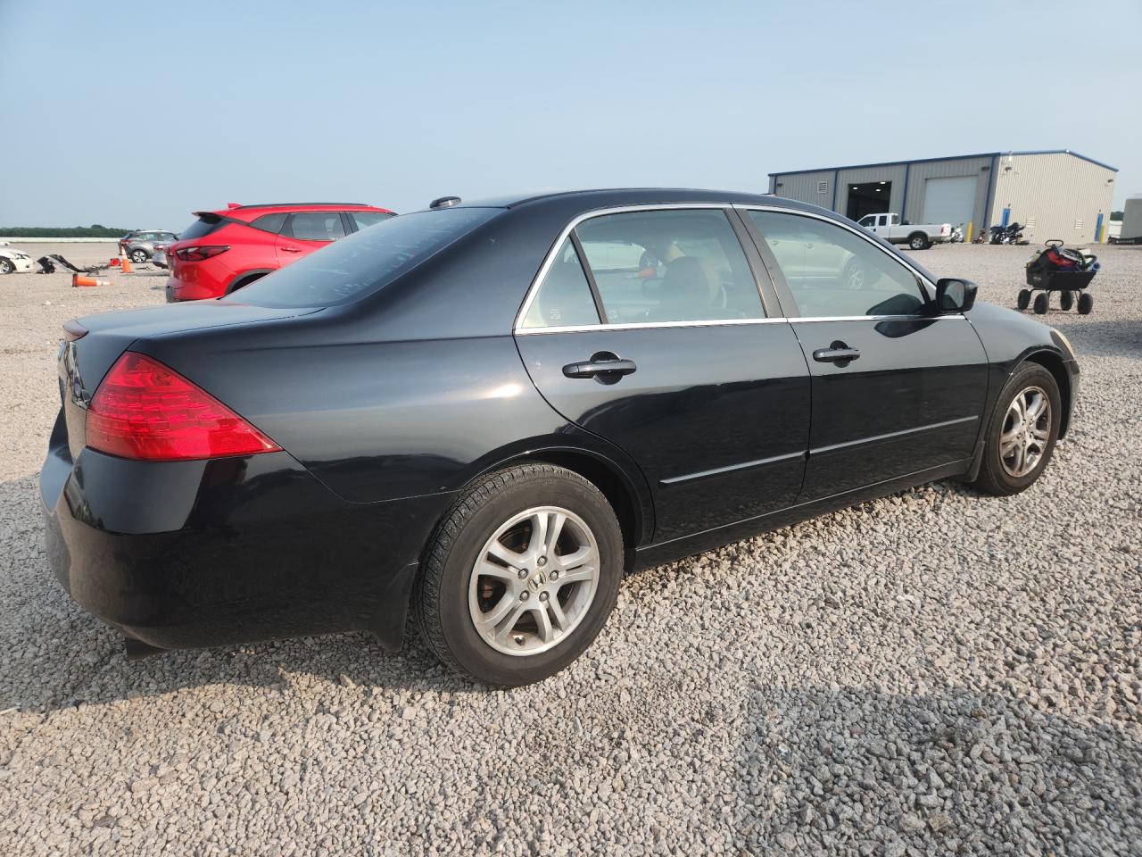 2006 Honda Accord Ex Black vin: 1HGCM568X6A109338