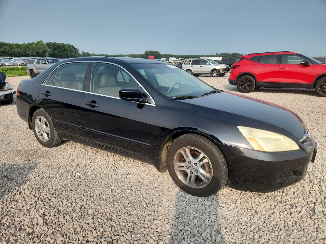 2006 Honda Accord Ex Black vin: 1HGCM568X6A109338