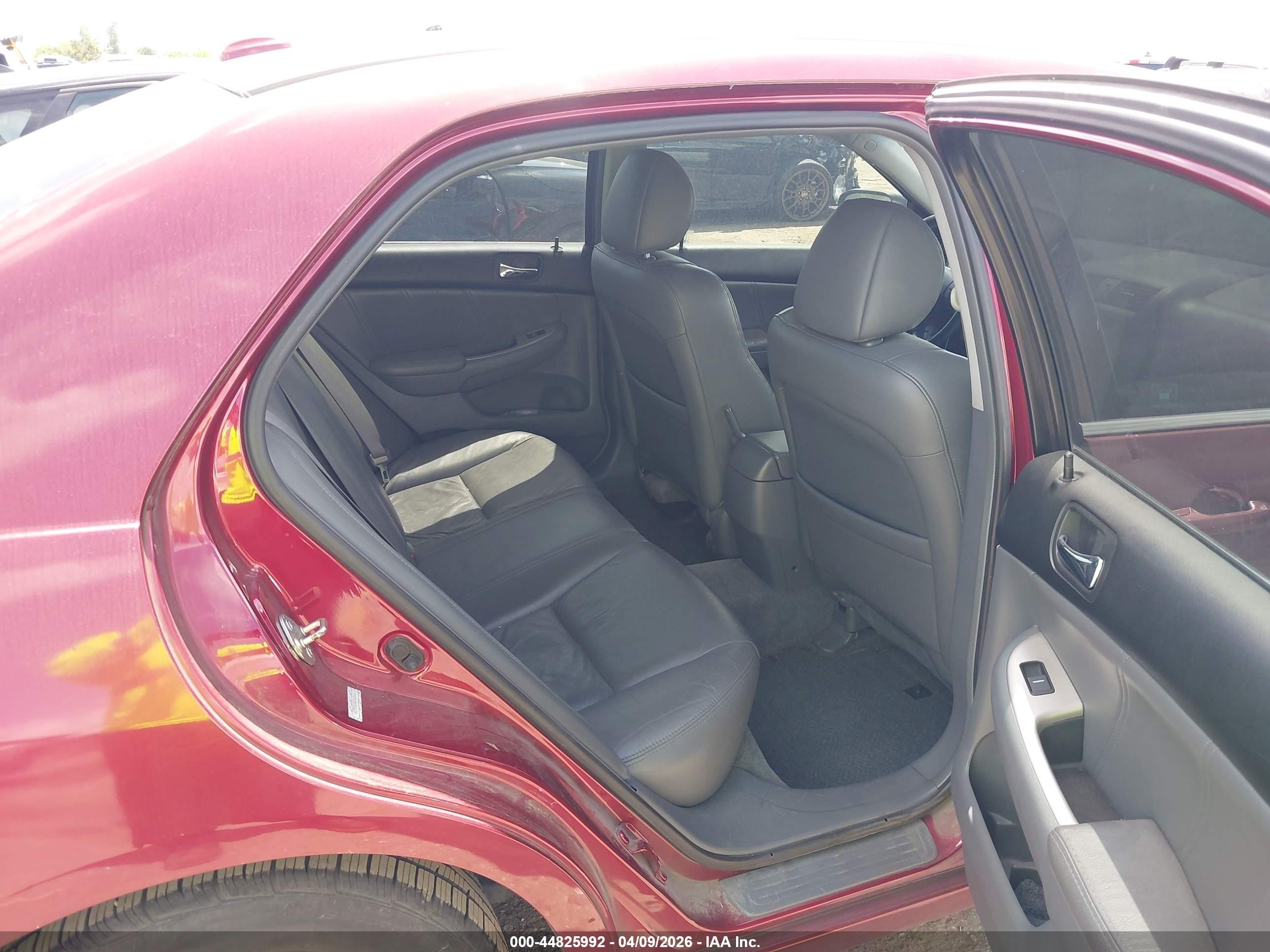 2006 Honda Accord 2.4 Ex Burgundy vin: 1HGCM568X6A162668