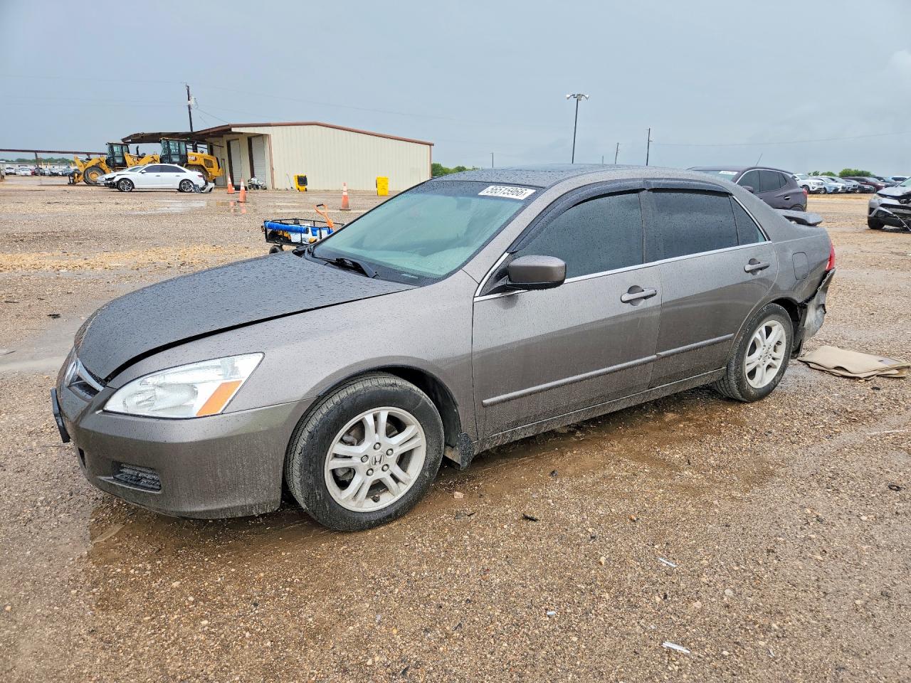 2007 Hond Accord Gray vin: 1HGCM568X7A026641