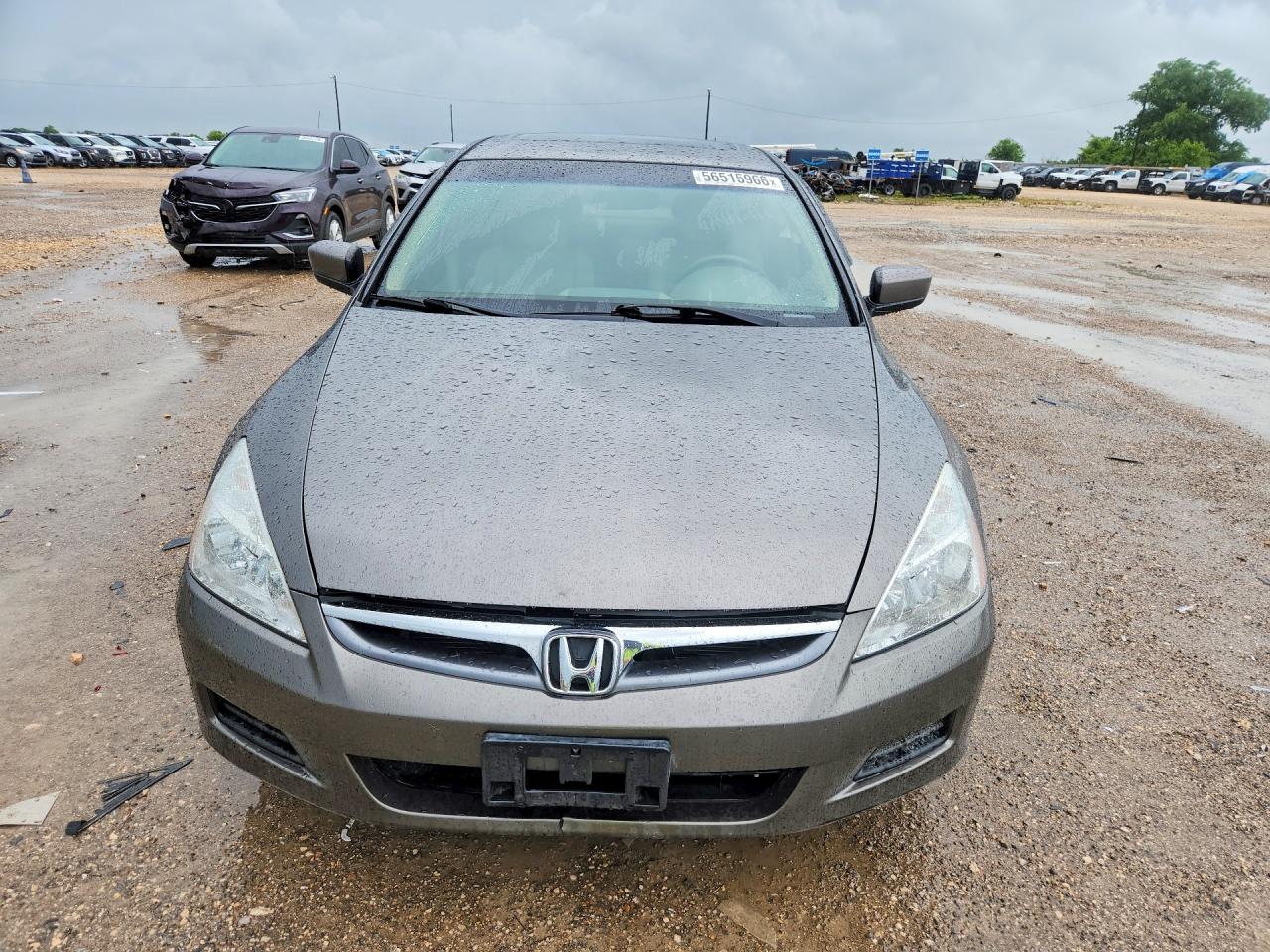 2007 Hond Accord Gray vin: 1HGCM568X7A026641