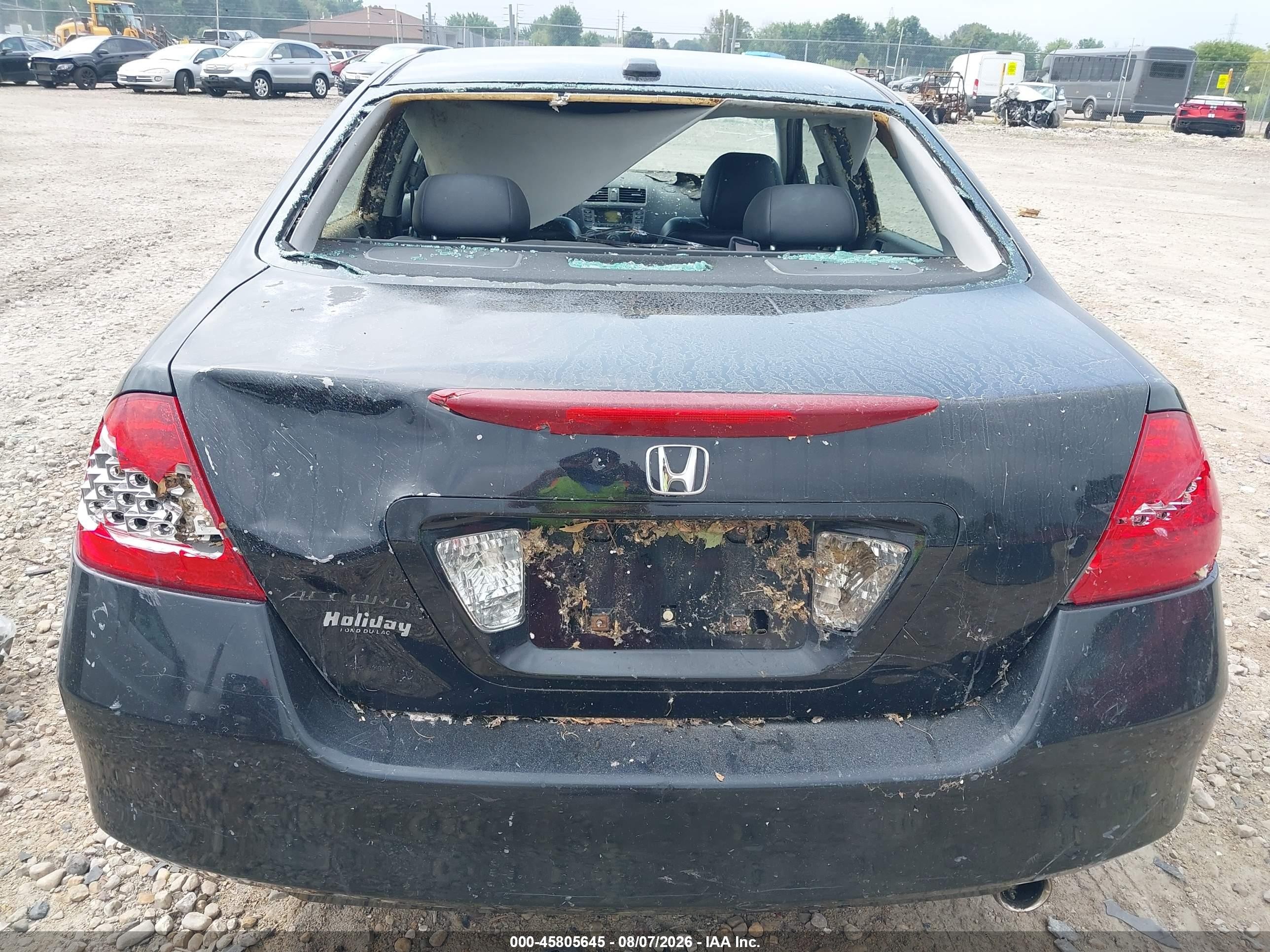 2007 Honda Accord 2.4 Ex Black vin: 1HGCM568X7A040037