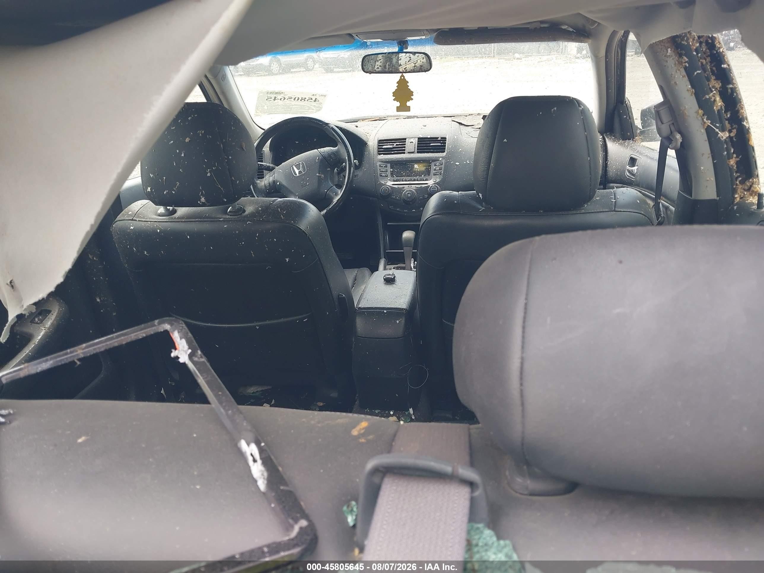 2007 Honda Accord 2.4 Ex Black vin: 1HGCM568X7A040037