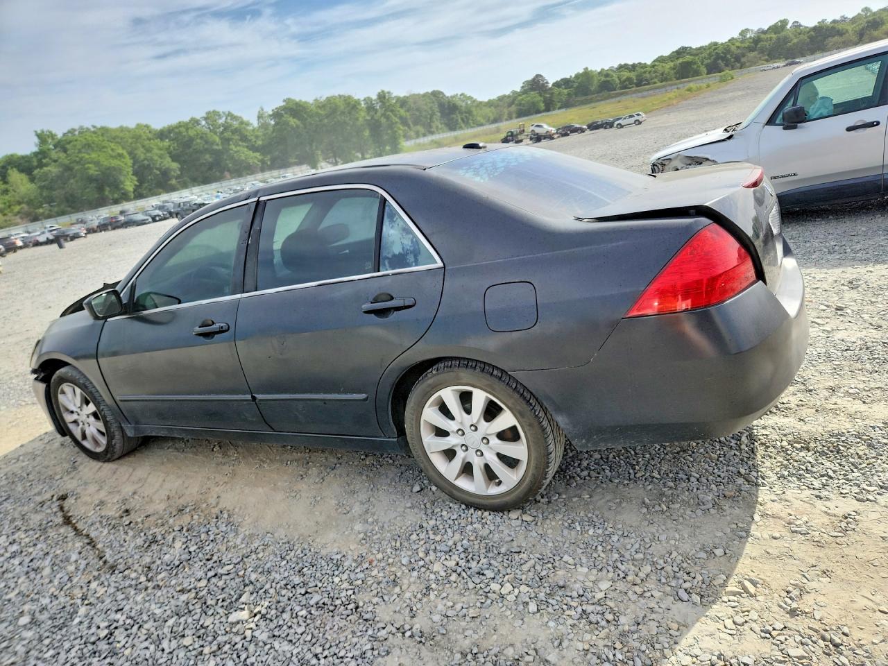 2007 Honda Accord Ex Black vin: 1HGCM568X7A076729