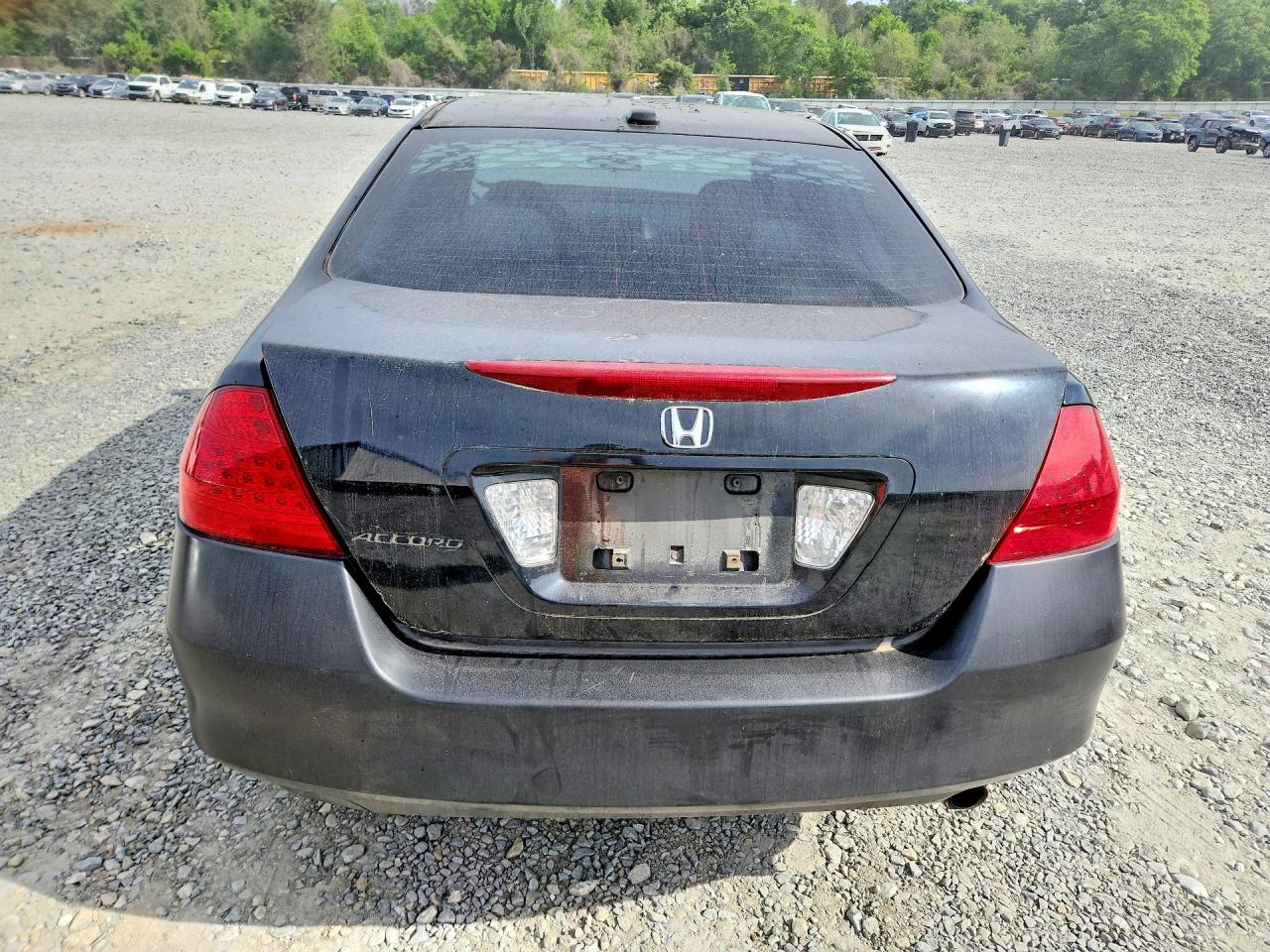 2007 Honda Accord Ex Black vin: 1HGCM568X7A076729