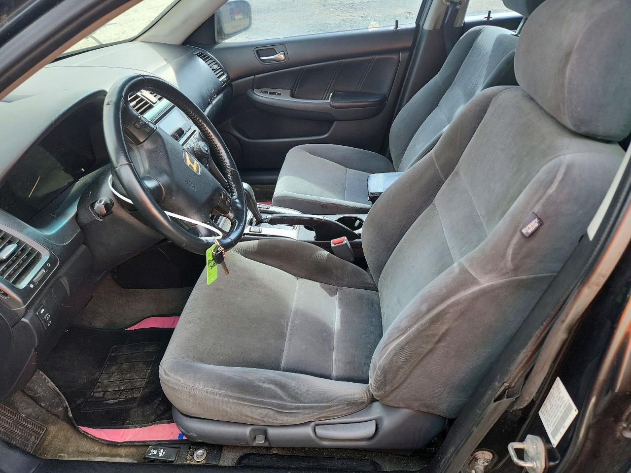 2007 Honda Accord Ex Black vin: 1HGCM568X7A076729