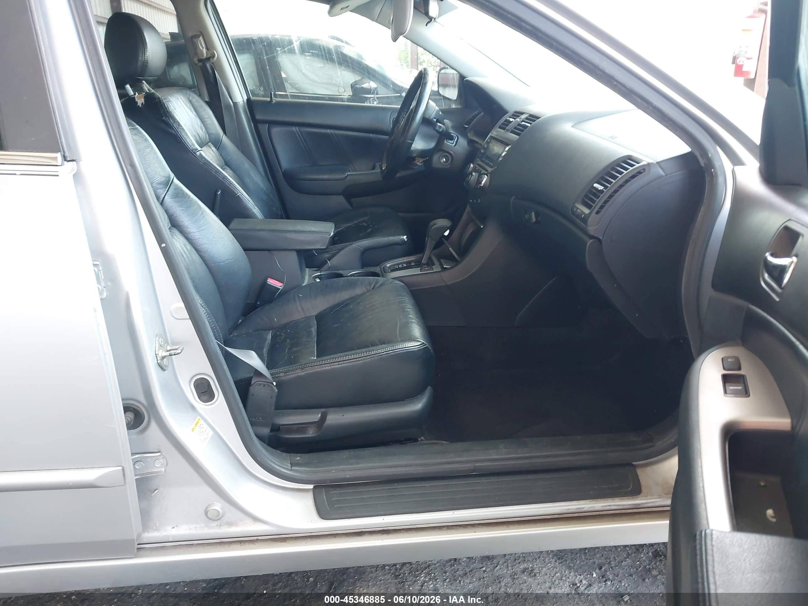 2007 Honda Accord 2.4 Ex Silver vin: 1HGCM568X7A167676