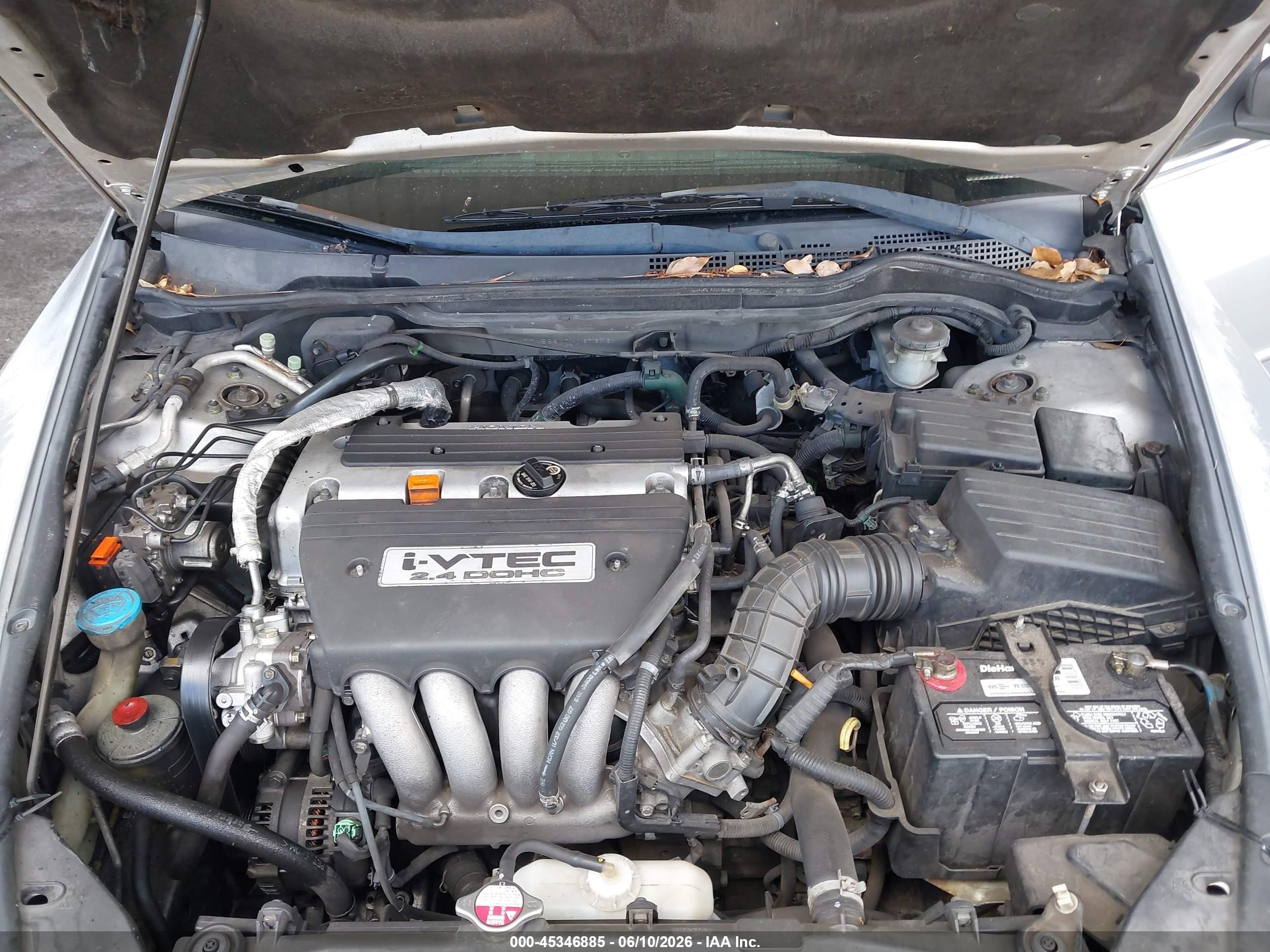 2007 Honda Accord 2.4 Ex Silver vin: 1HGCM568X7A167676