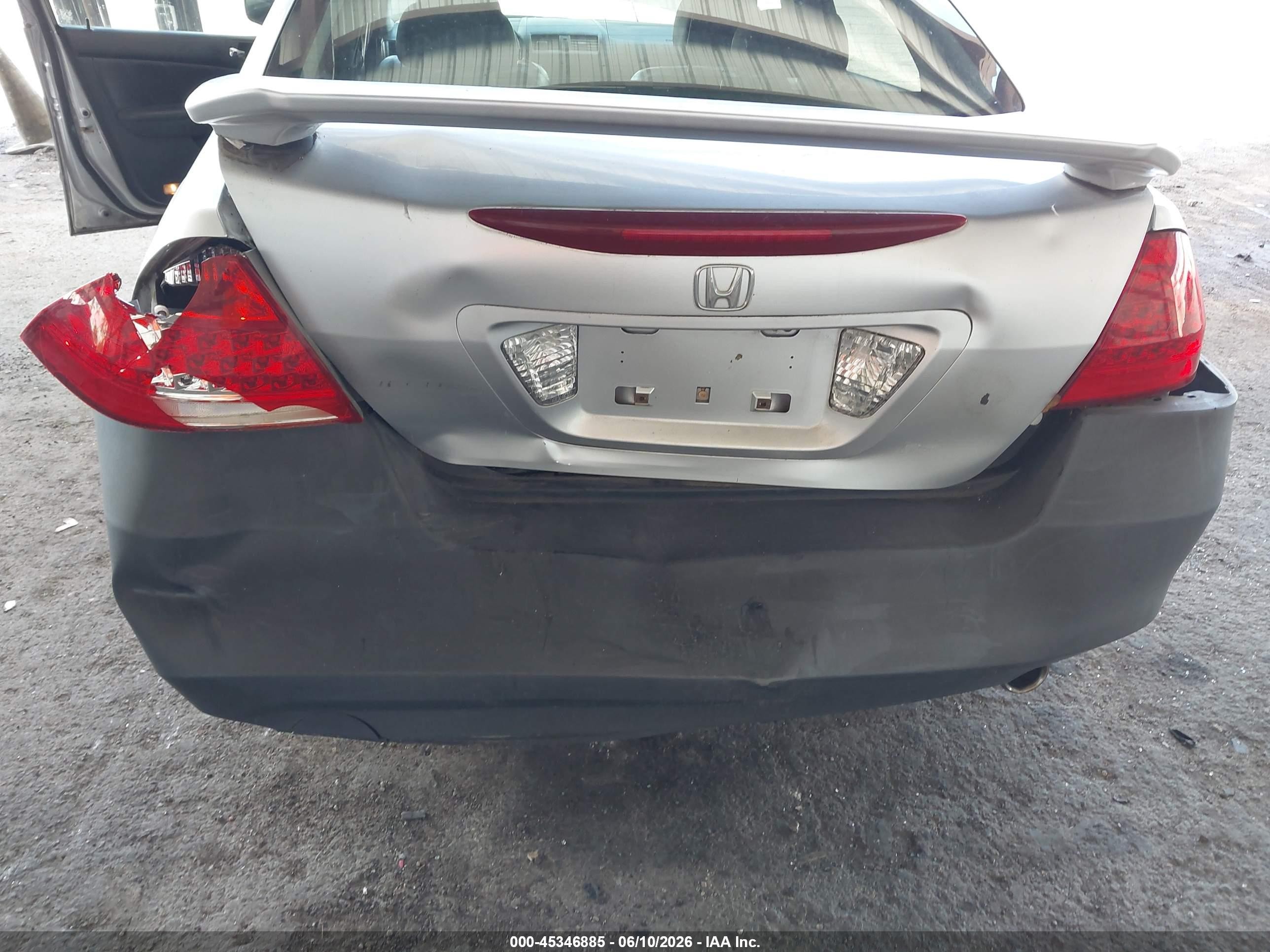 2007 Honda Accord 2.4 Ex Silver vin: 1HGCM568X7A167676