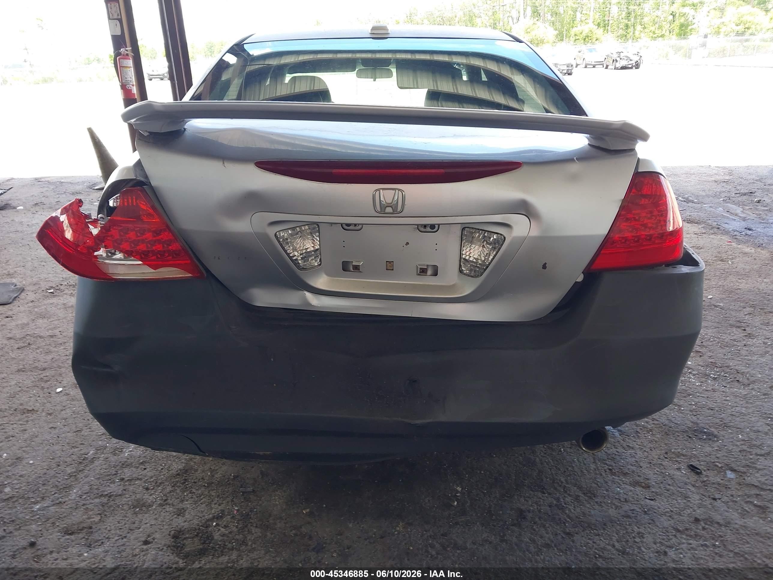 2007 Honda Accord 2.4 Ex Silver vin: 1HGCM568X7A167676