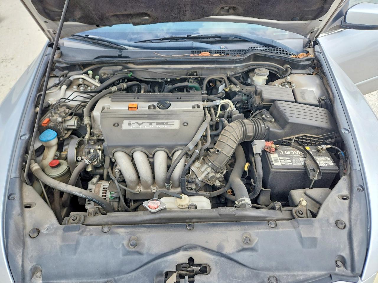 2007 Honda Accord Ex Silver vin: 1HGCM568X7A197311