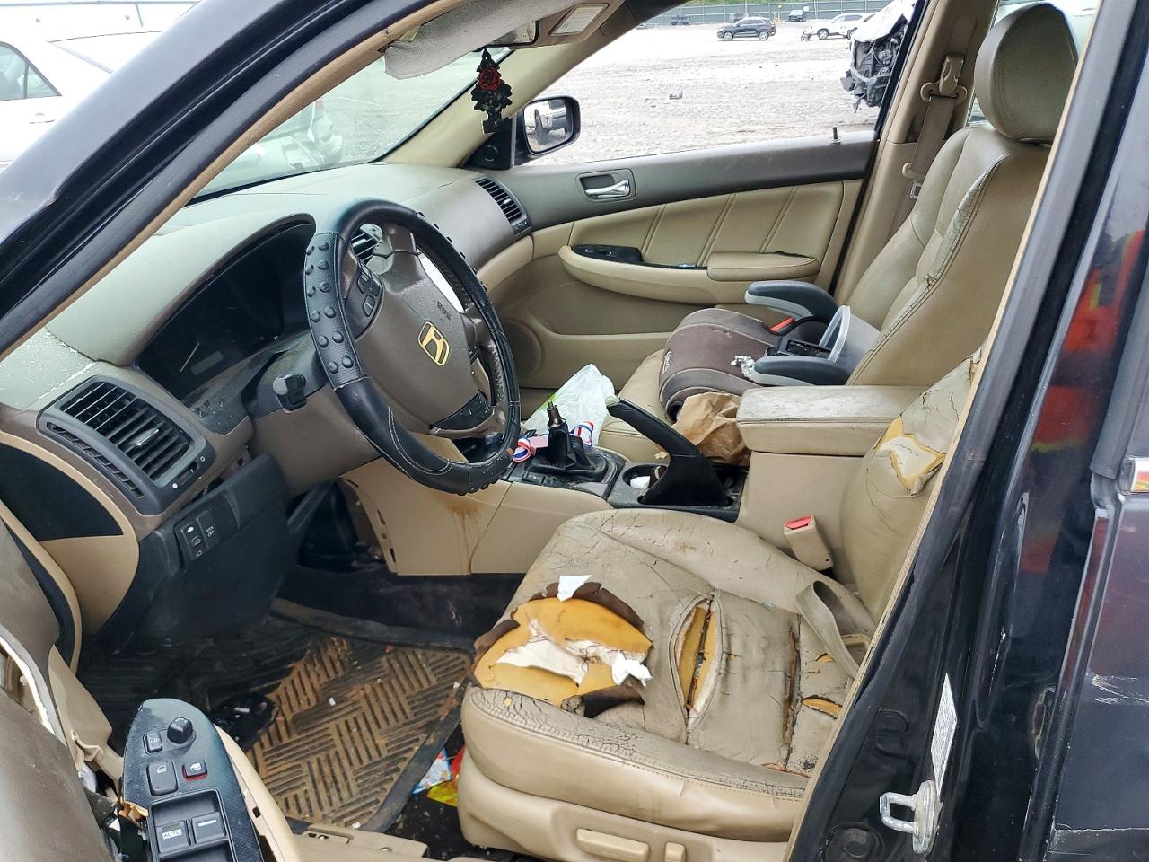 Honda Accord Black vin: 1HGCM65506A011660