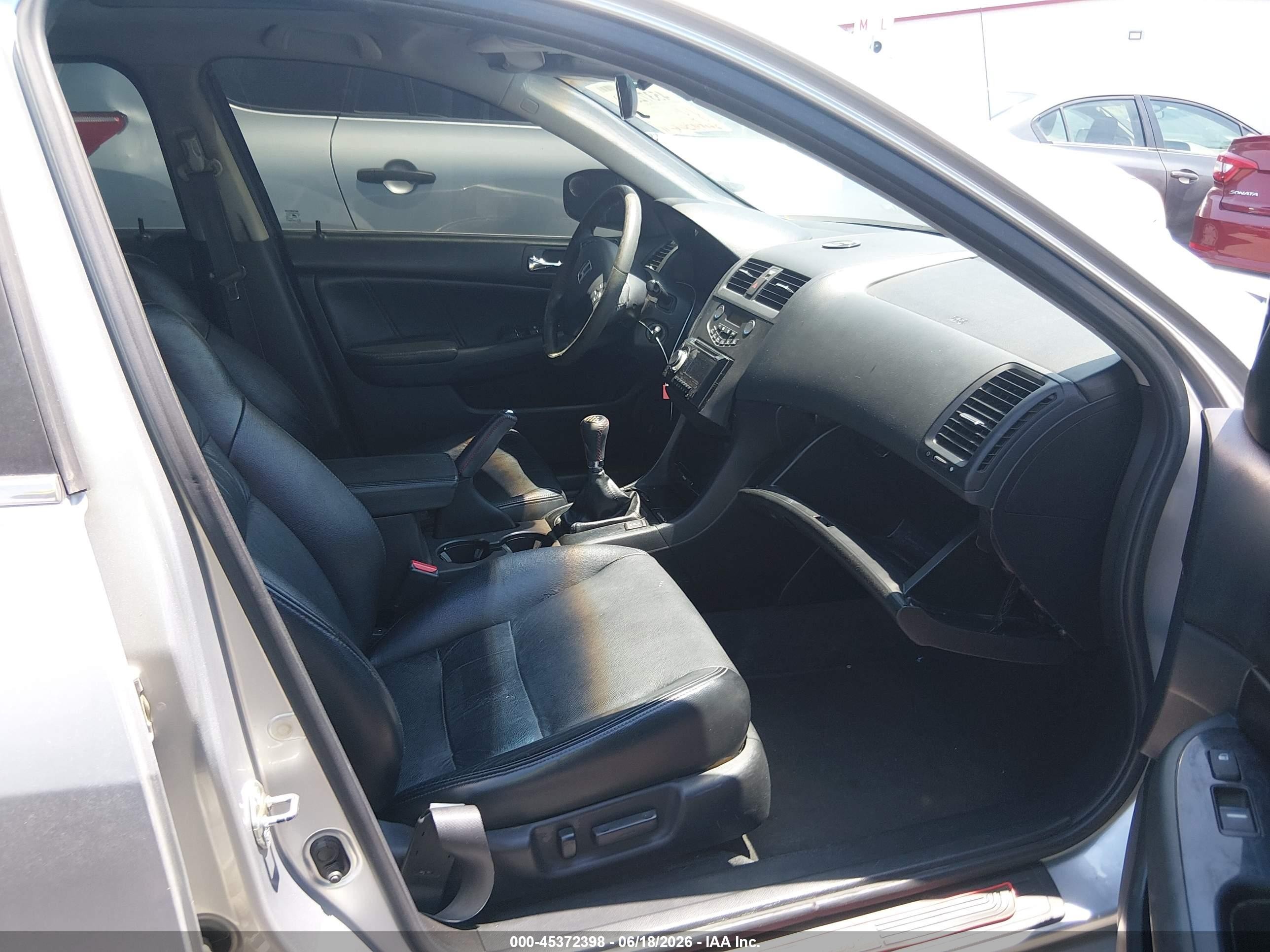 2006 Honda Accord 3.0 Ex Silver vin: 1HGCM65506A034193