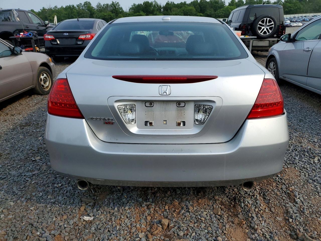 2007 Honda Accord Ex Silver vin: 1HGCM65547A017785