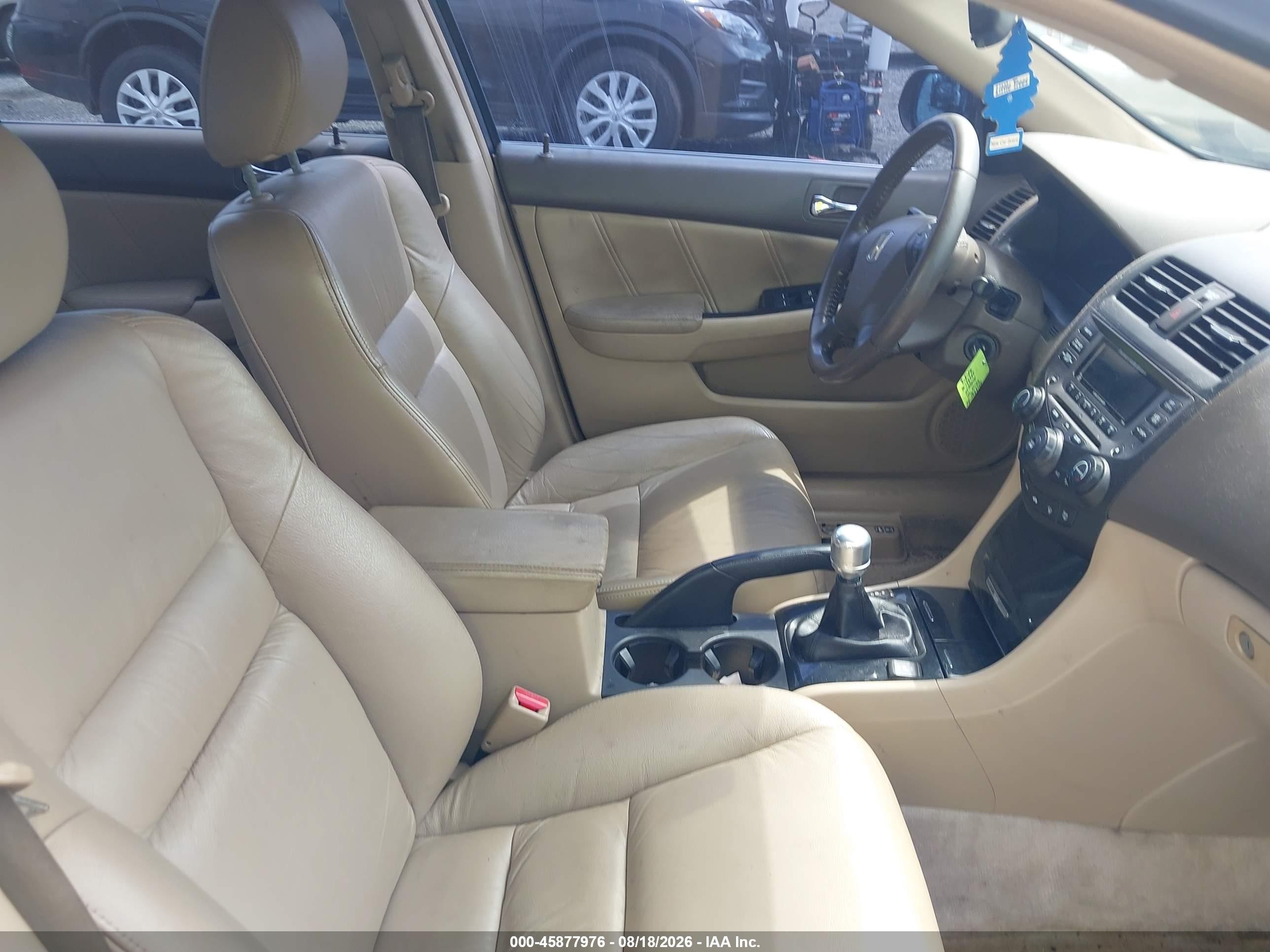 2007 Honda Accord 3.0 Ex Серый vin: 1HGCM65577A071016
