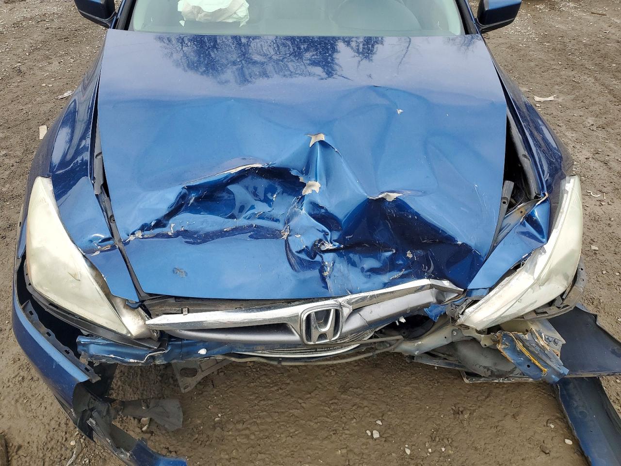 2007 Honda Accord Ex Blue vin: 1HGCM65837A015908