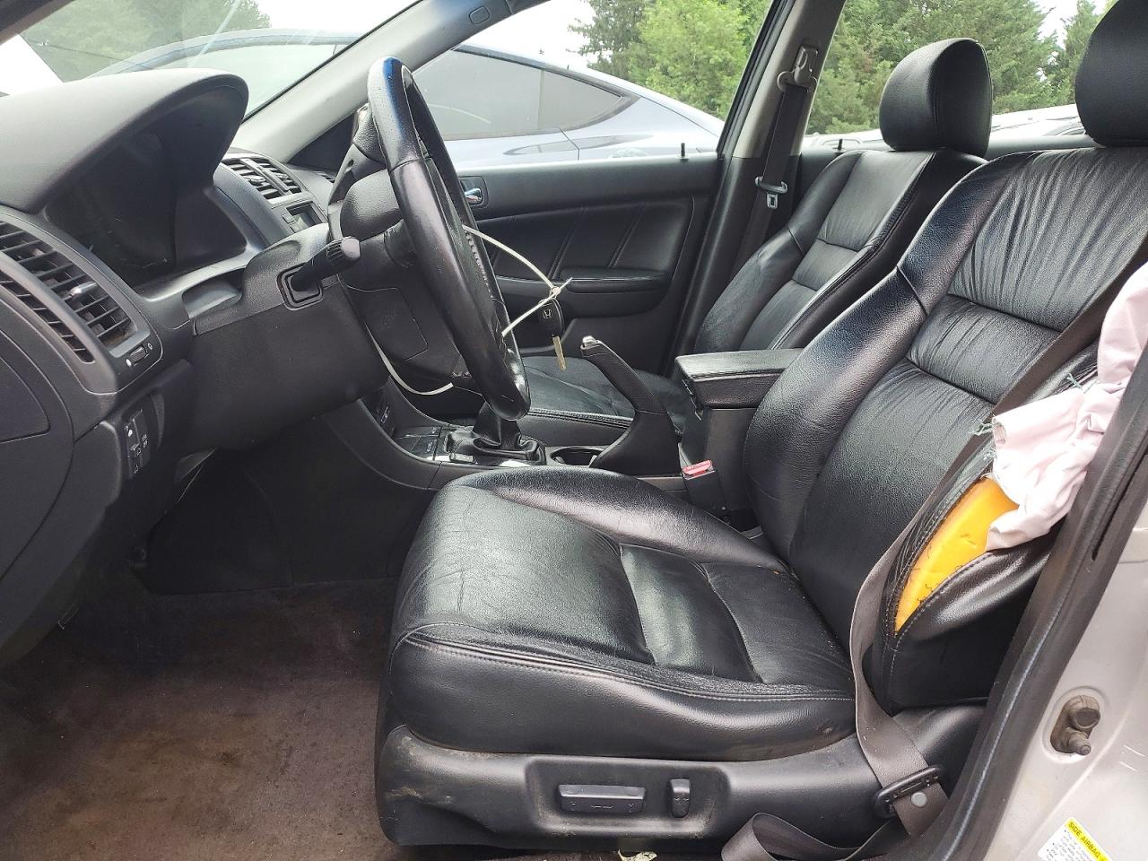 2007 Honda Accord Ex Silver vin: 1HGCM65857A000360
