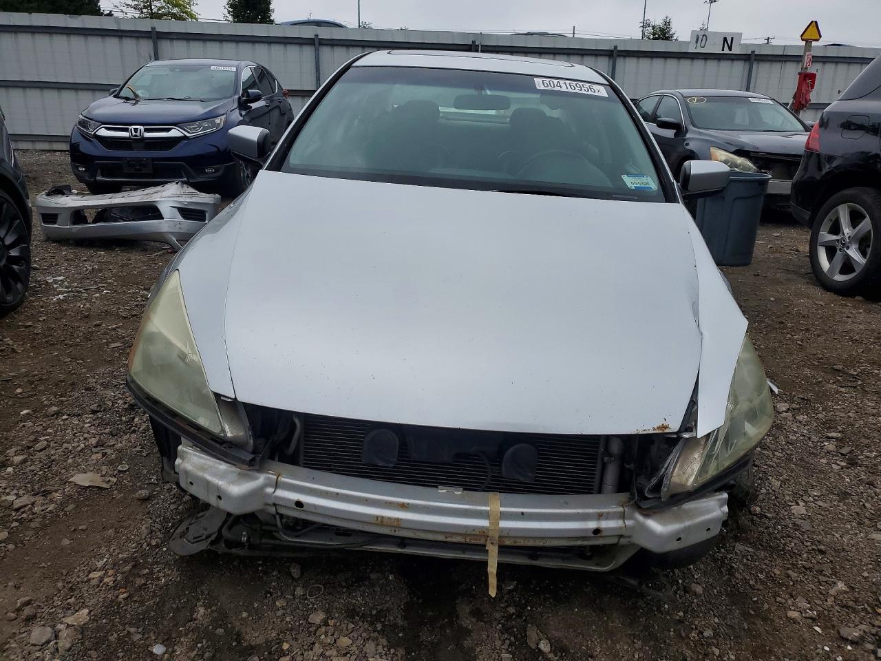2007 Honda Accord Ex Silver vin: 1HGCM65857A000360